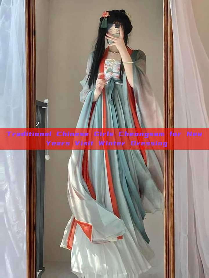 Traditional Chinese Girls Cheongsam for New Years Visit Winter Dressing Traditional Chinese Girls Cheongsam for New Years Visit Winter Dressing
