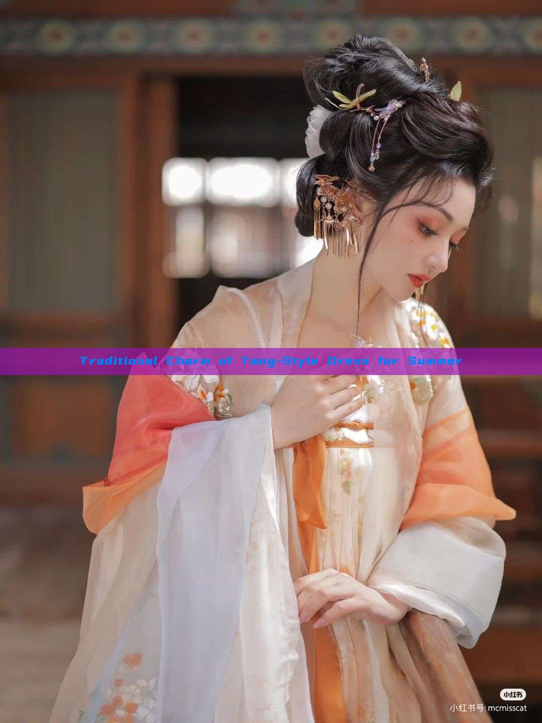 Traditional Charm of Tang-Style Dress for Summer Traditional Charm of Tang-Style Dress for Summer
