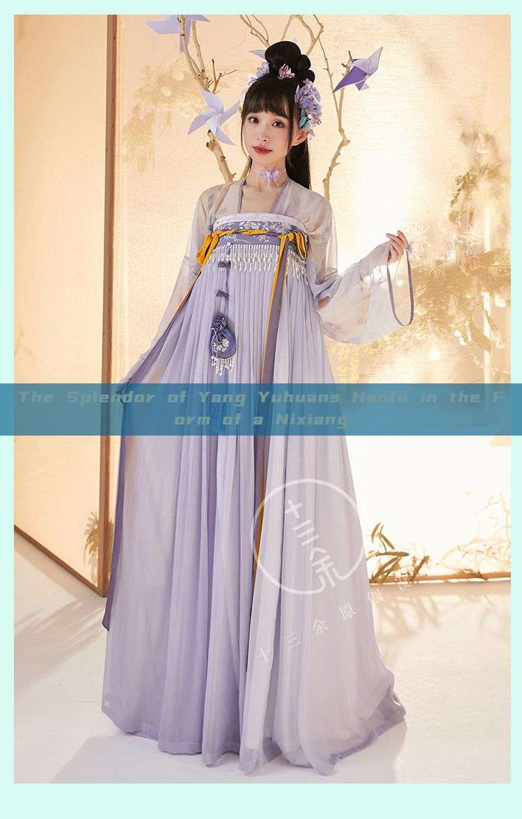 The Splendor of Yang Yuhuans Hanfu in the Form of a Nixiang The Splendor of Yang Yuhuans Hanfu in the Form of a Nixiang