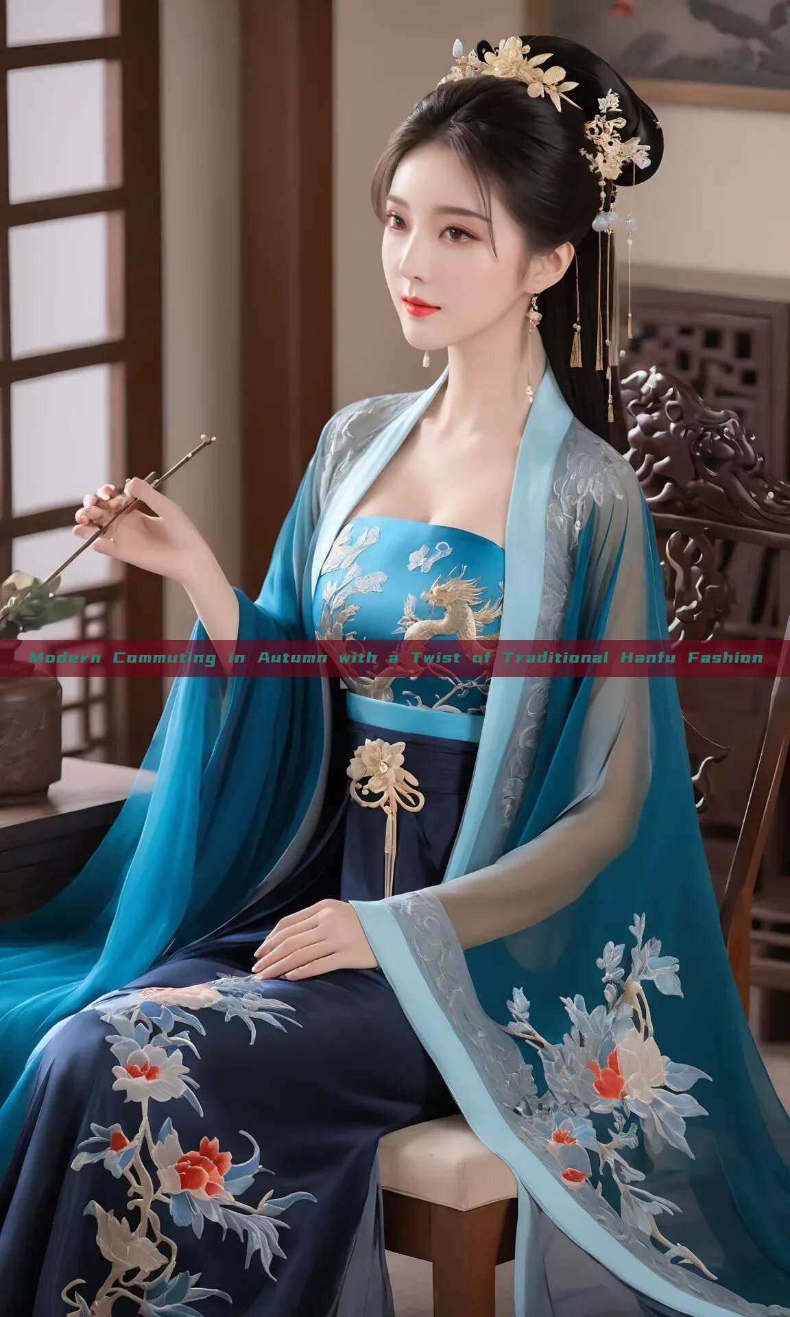 Modern Commuting in Autumn with a Twist of Traditional Hanfu Fashion Modern Commuting in Autumn with a Twist of Traditional Hanfu Fashion