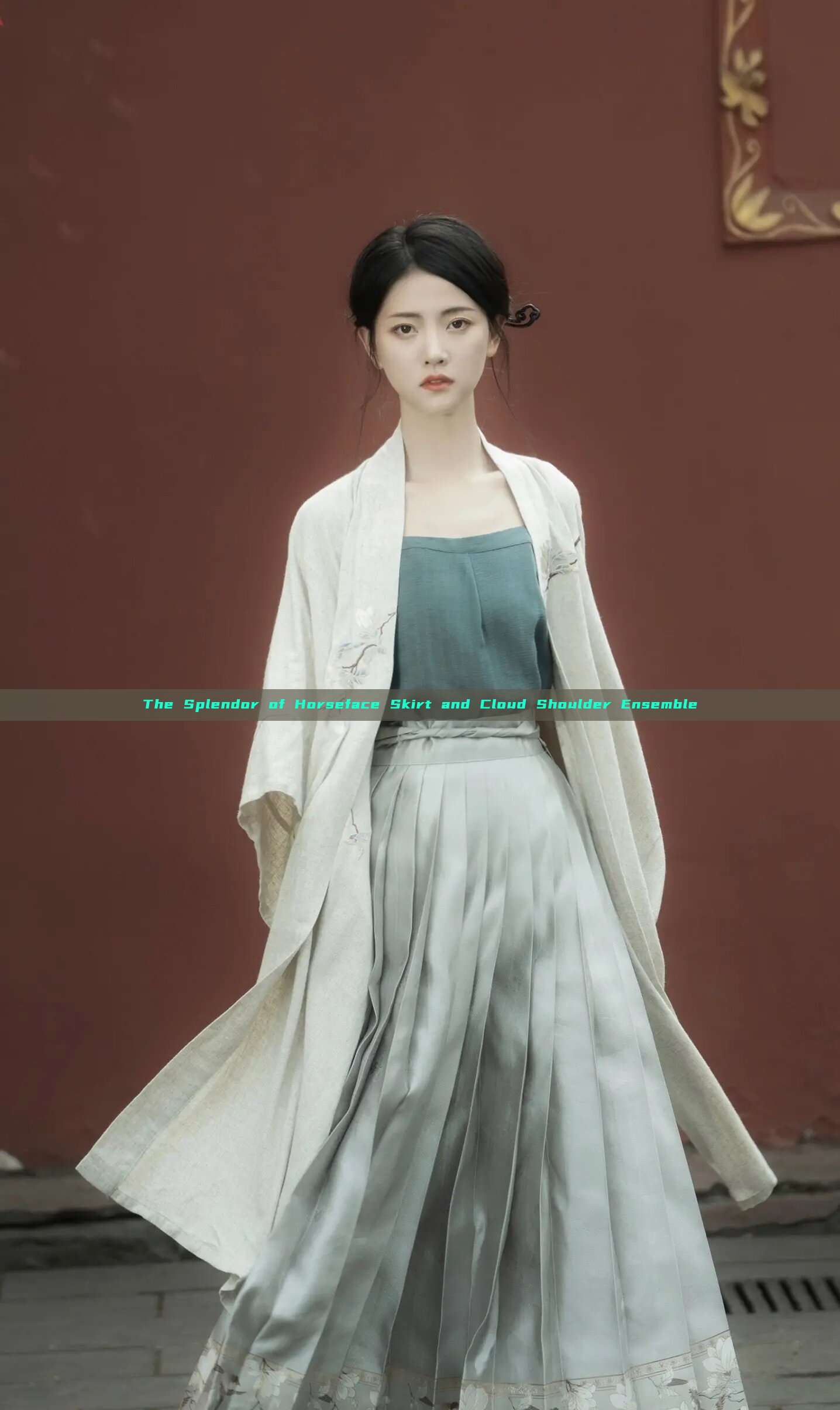 The Splendor of Horseface Skirt and Cloud Shoulder Ensemble