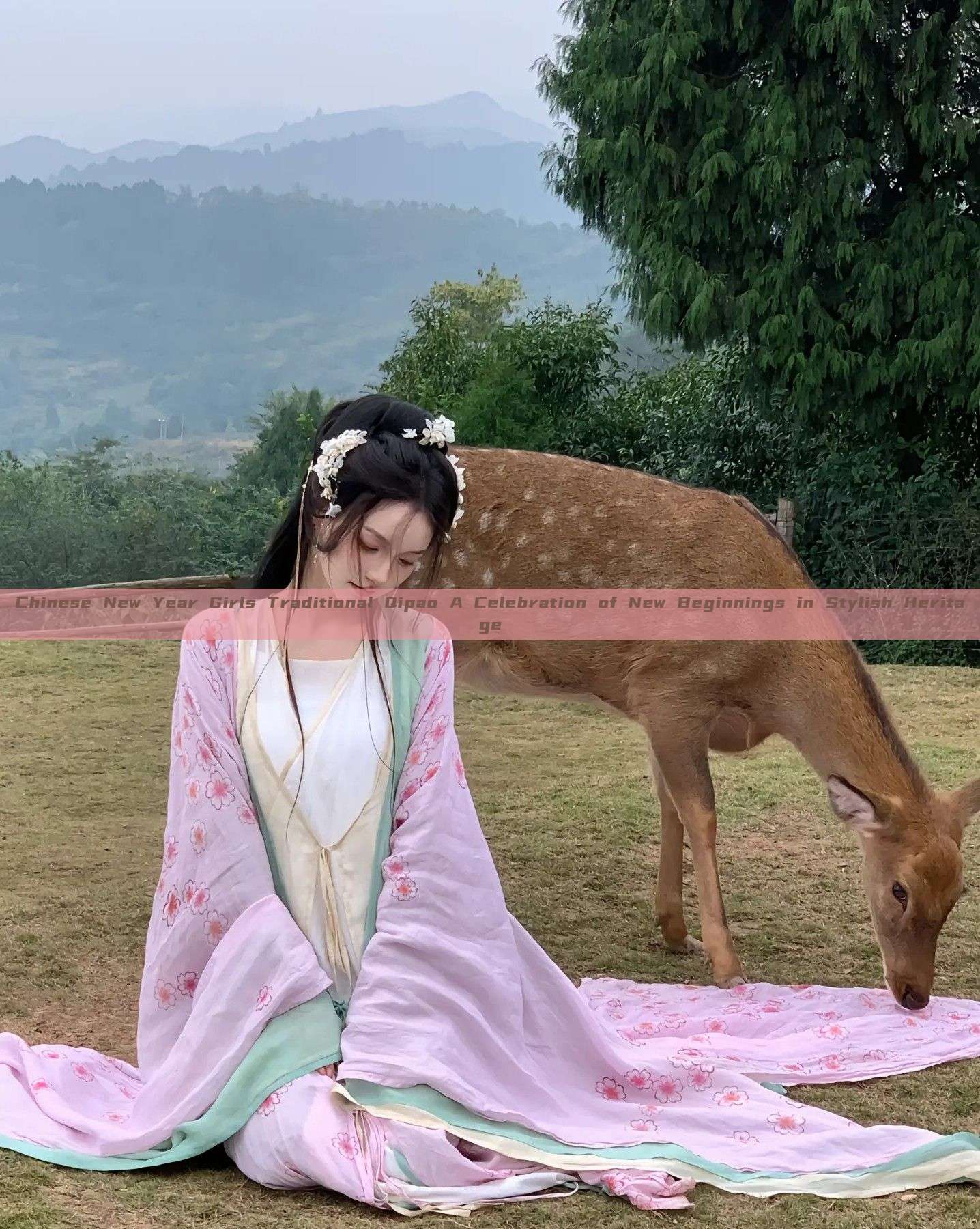 Chinese New Year Girls Traditional Qipao A Celebration of New Beginnings in Stylish Heritage