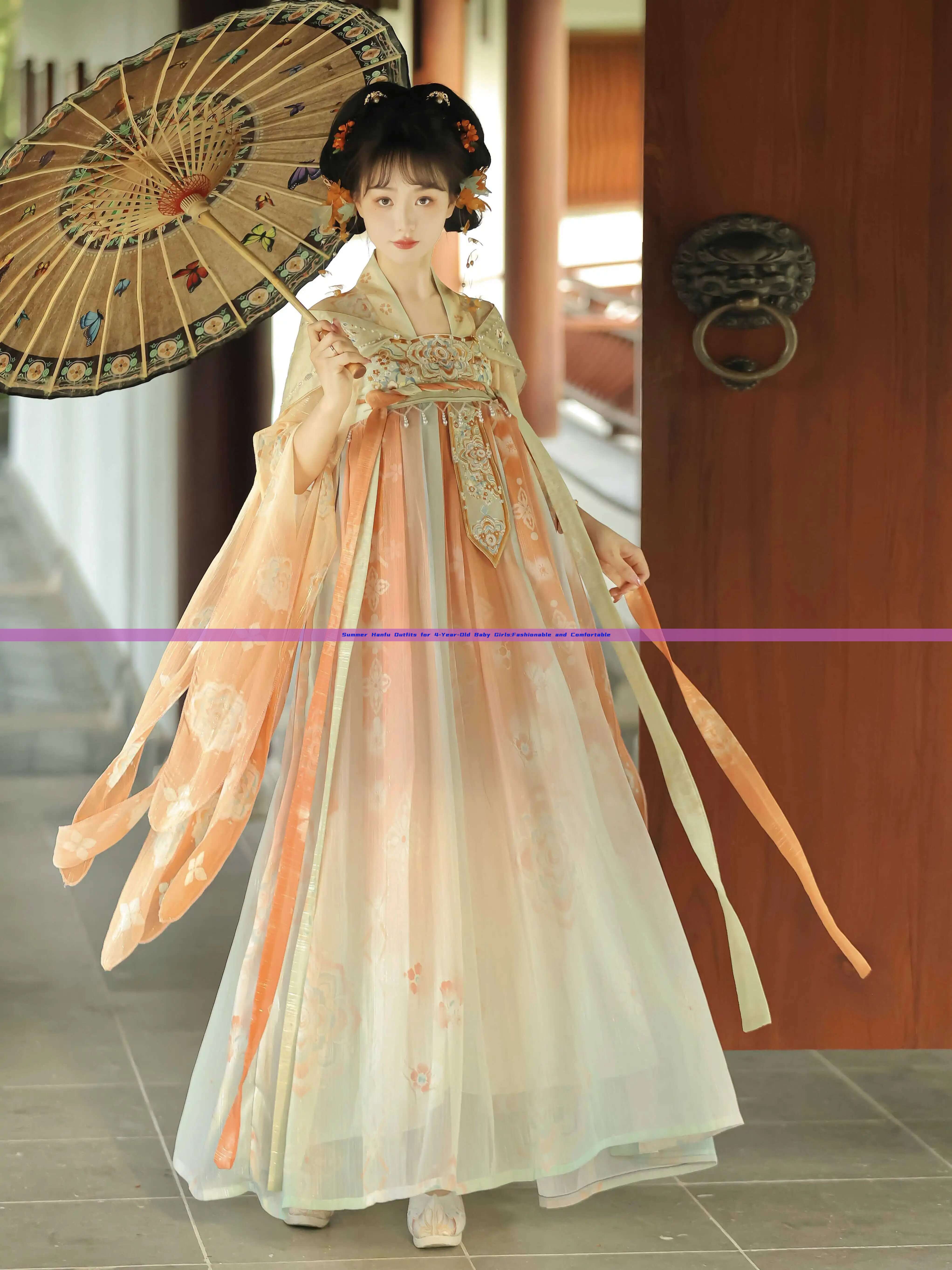 Summer Hanfu Outfits for 4-Year-Old Baby Girls:Fashionable and Comfortable Summer Hanfu Outfits for 4-Year-Old Baby Girls:Fashionable and Comfortable