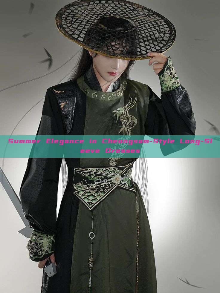 Summer Elegance in Cheongsam-Style Long-Sleeve Dresses