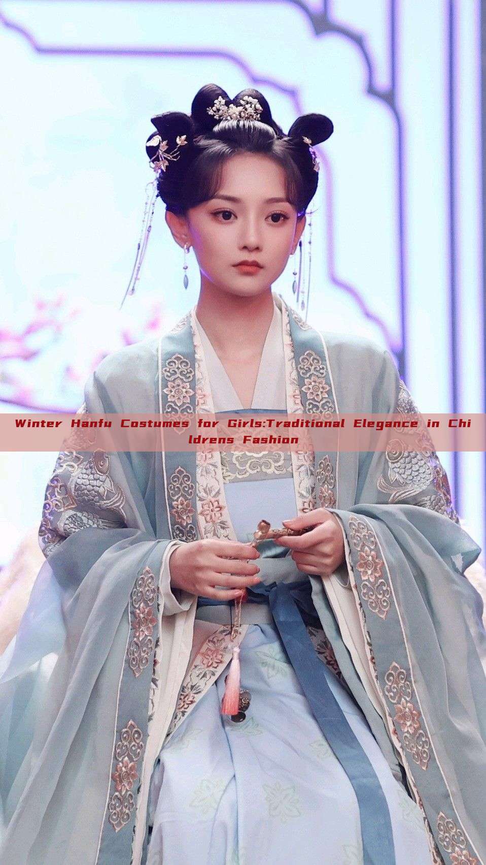 Winter Hanfu Costumes for Girls:Traditional Elegance in Childrens Fashion Winter Hanfu Costumes for Girls:Traditional Elegance in Childrens Fashion