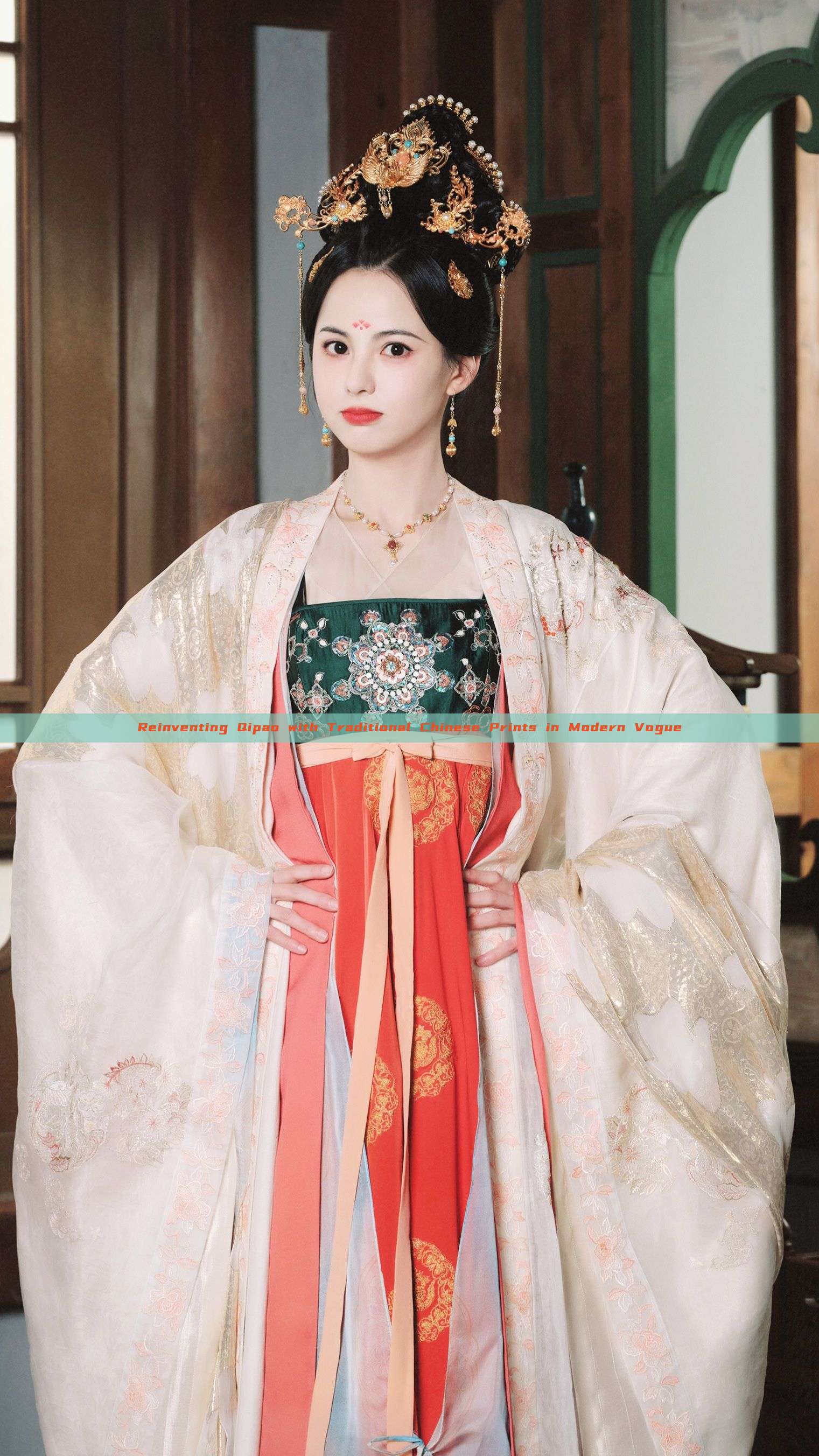 Reinventing Qipao with Traditional Chinese Prints in Modern Vogue Reinventing Qipao with Traditional Chinese Prints in Modern Vogue