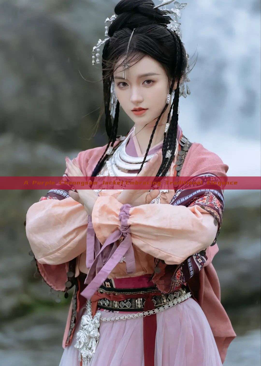 A Purple Cheongsam Jacket:Embracing Traditional Elegance