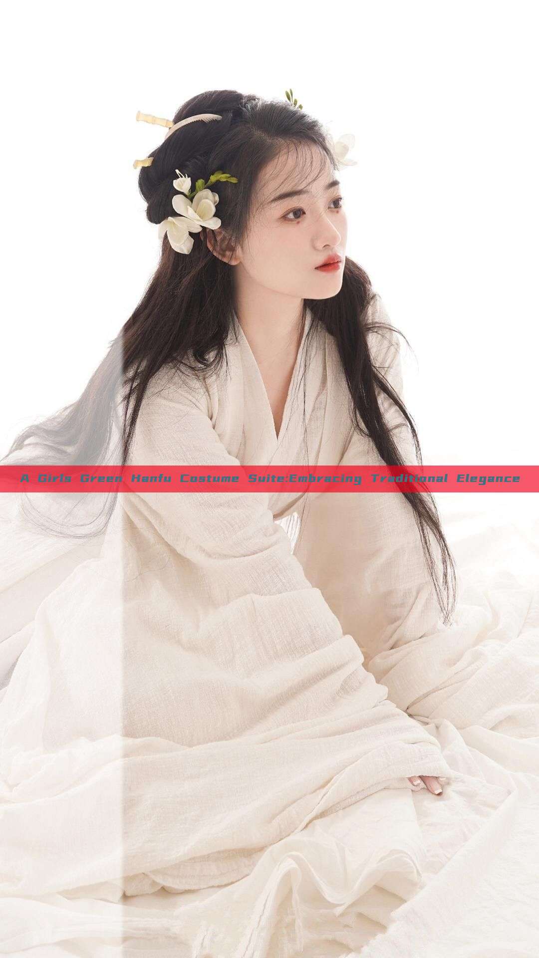 A Girls Green Hanfu Costume Suite:Embracing Traditional Elegance A Girls Green Hanfu Costume Suite:Embracing Traditional Elegance