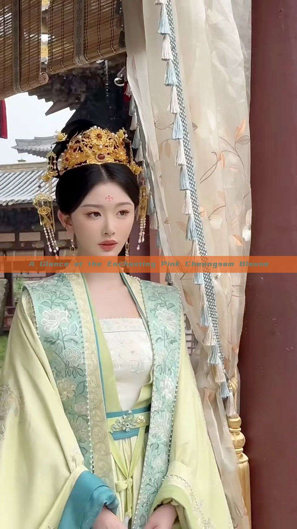 A Glance at the Enchanting Pink Cheongsam Blouse A Glance at the Enchanting Pink Cheongsam Blouse