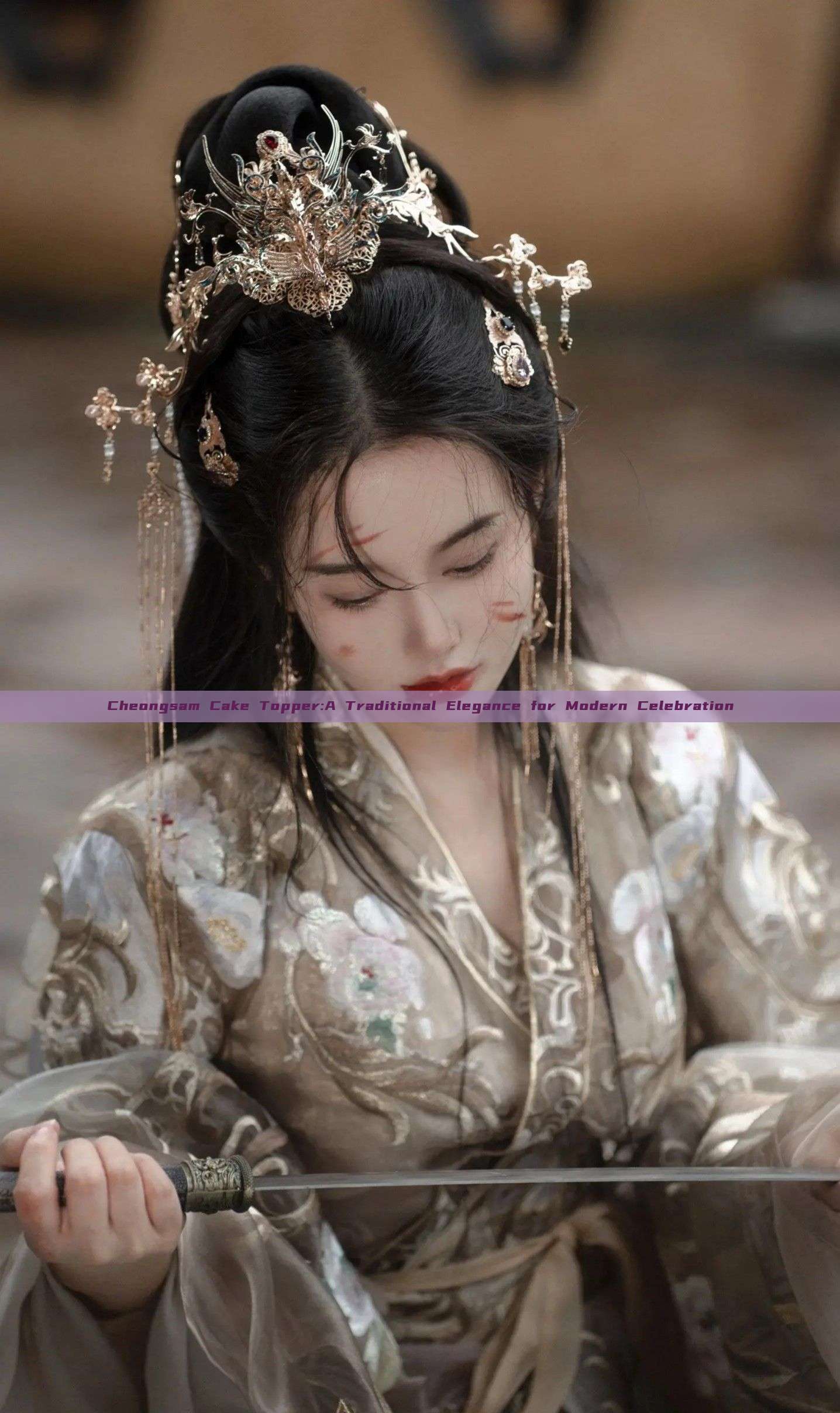 Cheongsam Cake Topper:A Traditional Elegance for Modern Celebration