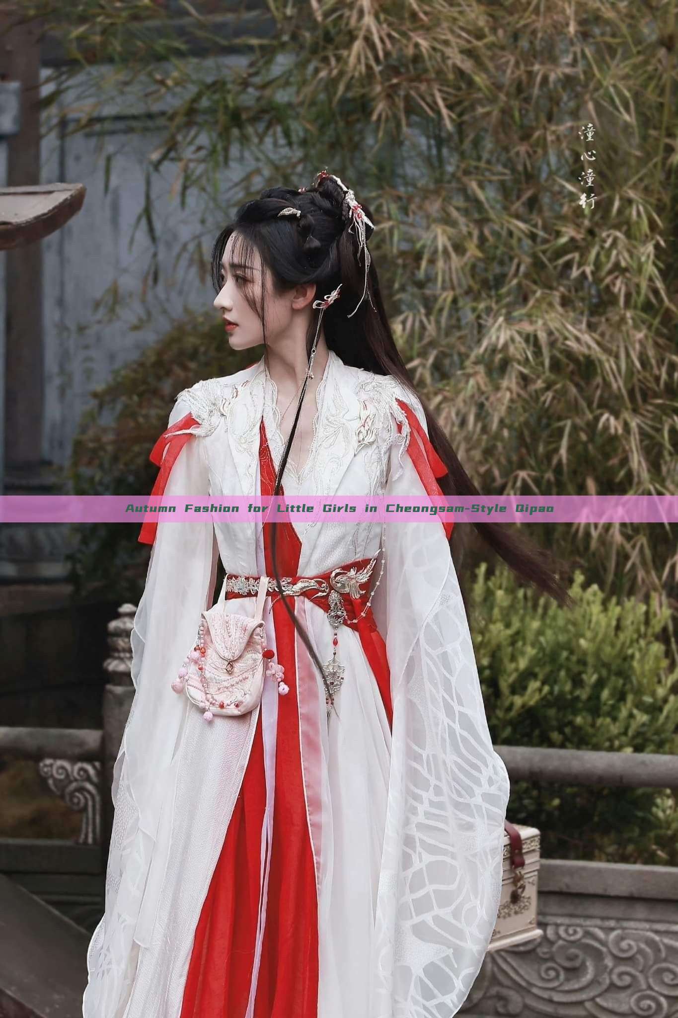 Autumn Fashion for Little Girls in Cheongsam-Style Qipao