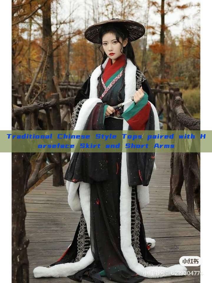 Traditional Chinese Style Tops paired with Horseface Skirt and Short Arms