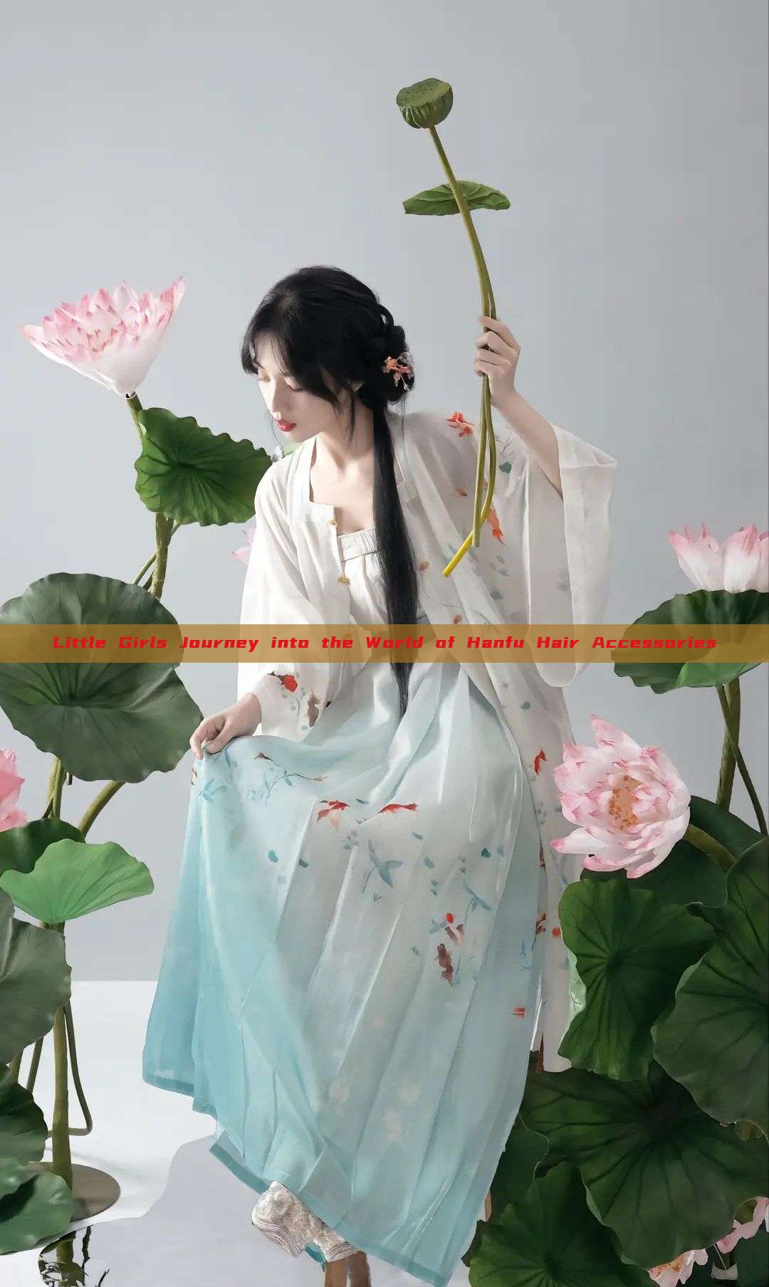 Little Girls Journey into the World of Hanfu Hair Accessories