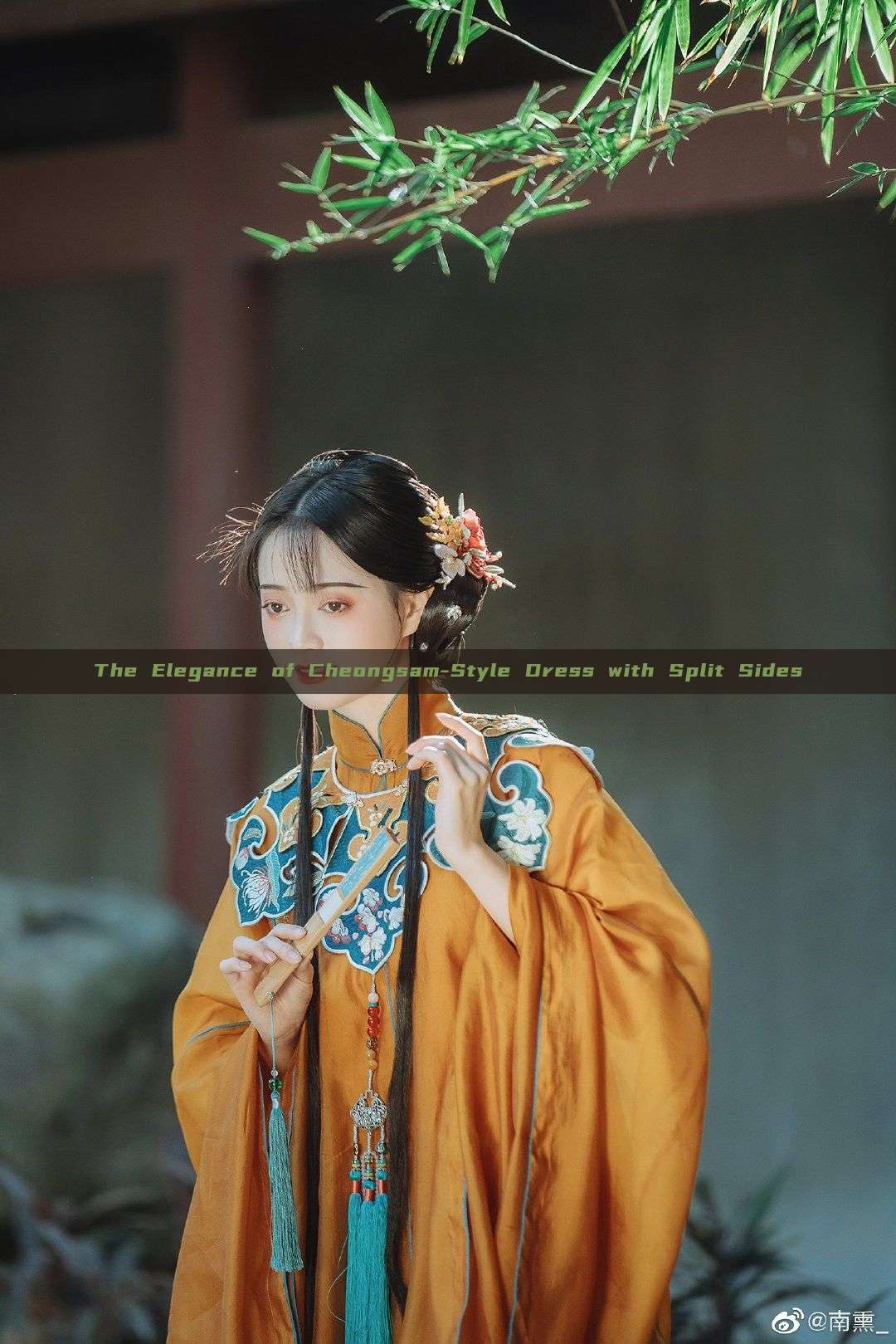 The Elegance of Cheongsam-Style Dress with Split Sides The Elegance of Cheongsam-Style Dress with Split Sides