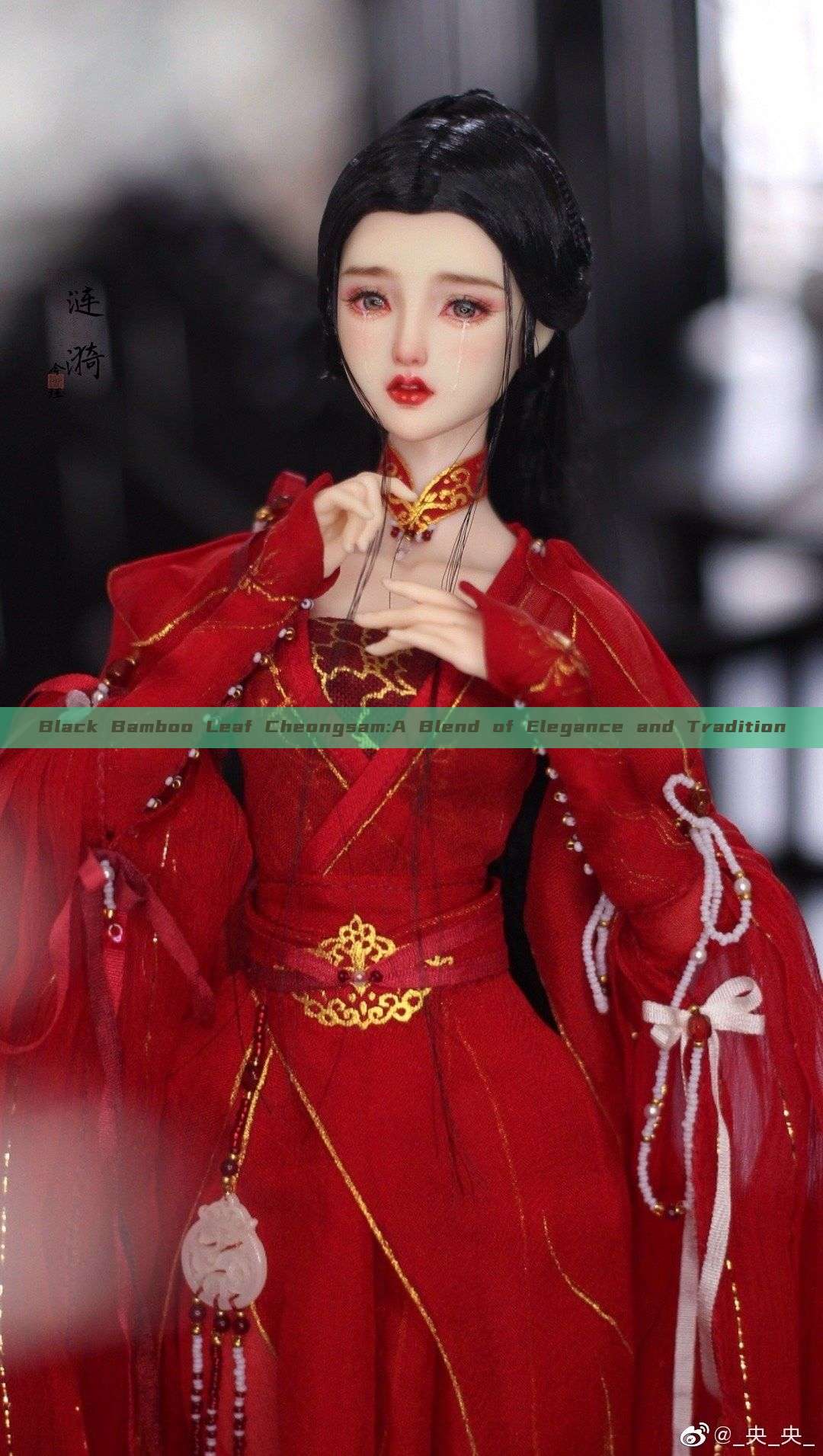 Black Bamboo Leaf Cheongsam:A Blend of Elegance and Tradition