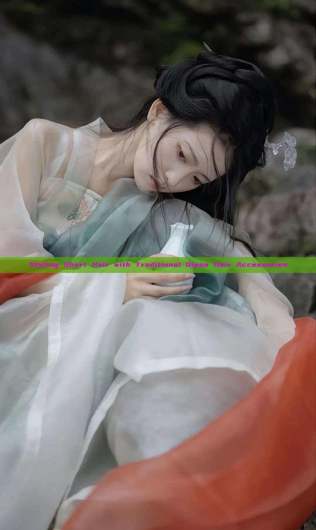 Styling Short Hair with Traditional Qipao Hair Accessories