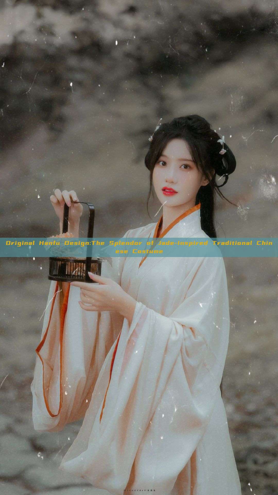 Original Hanfu Design:The Splendor of Jade-Inspired Traditional Chinese Costume