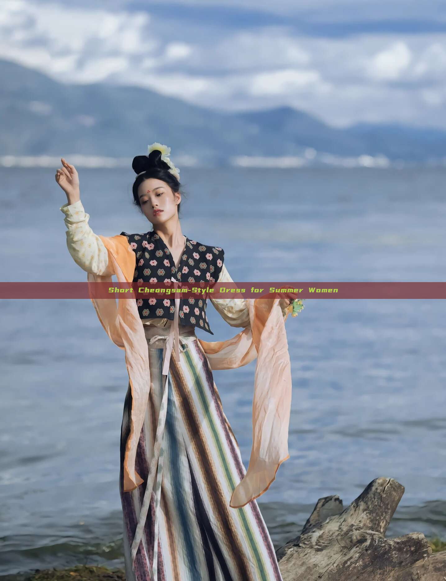 Short Cheongsam-Style Dress for Summer Women