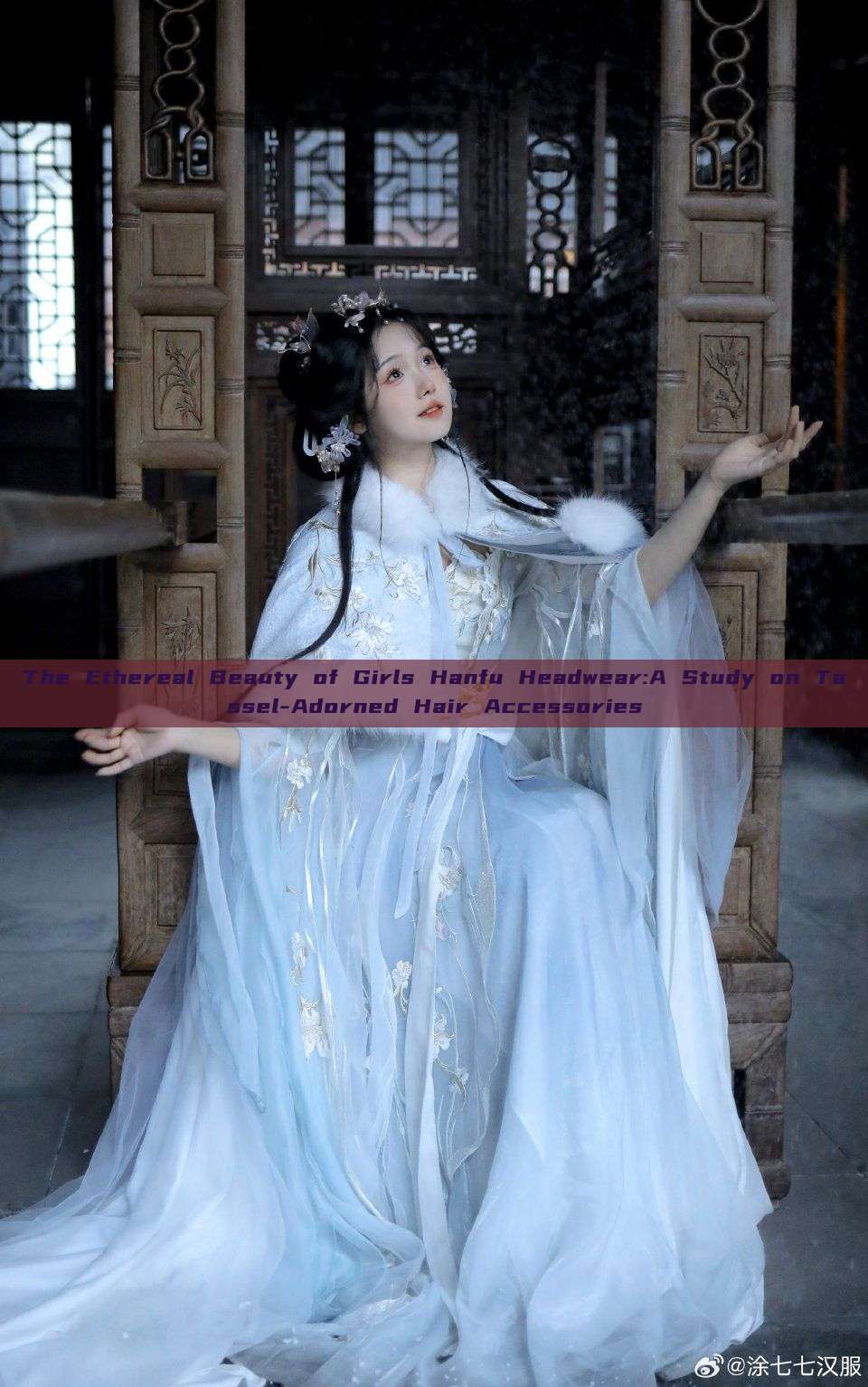 The Ethereal Beauty of Girls Hanfu Headwear:A Study on Tassel-Adorned Hair Accessories