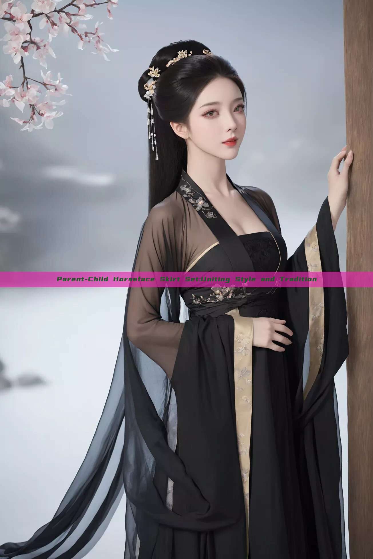 Parent-Child Horseface Skirt Set:Uniting Style and Tradition