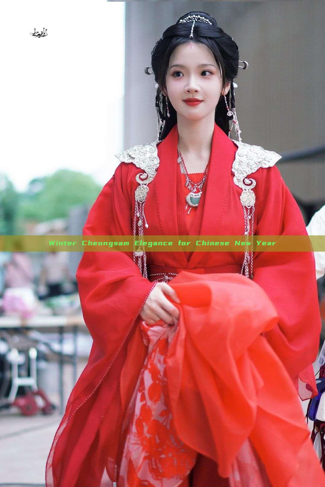 Winter Cheongsam Elegance for Chinese New Year