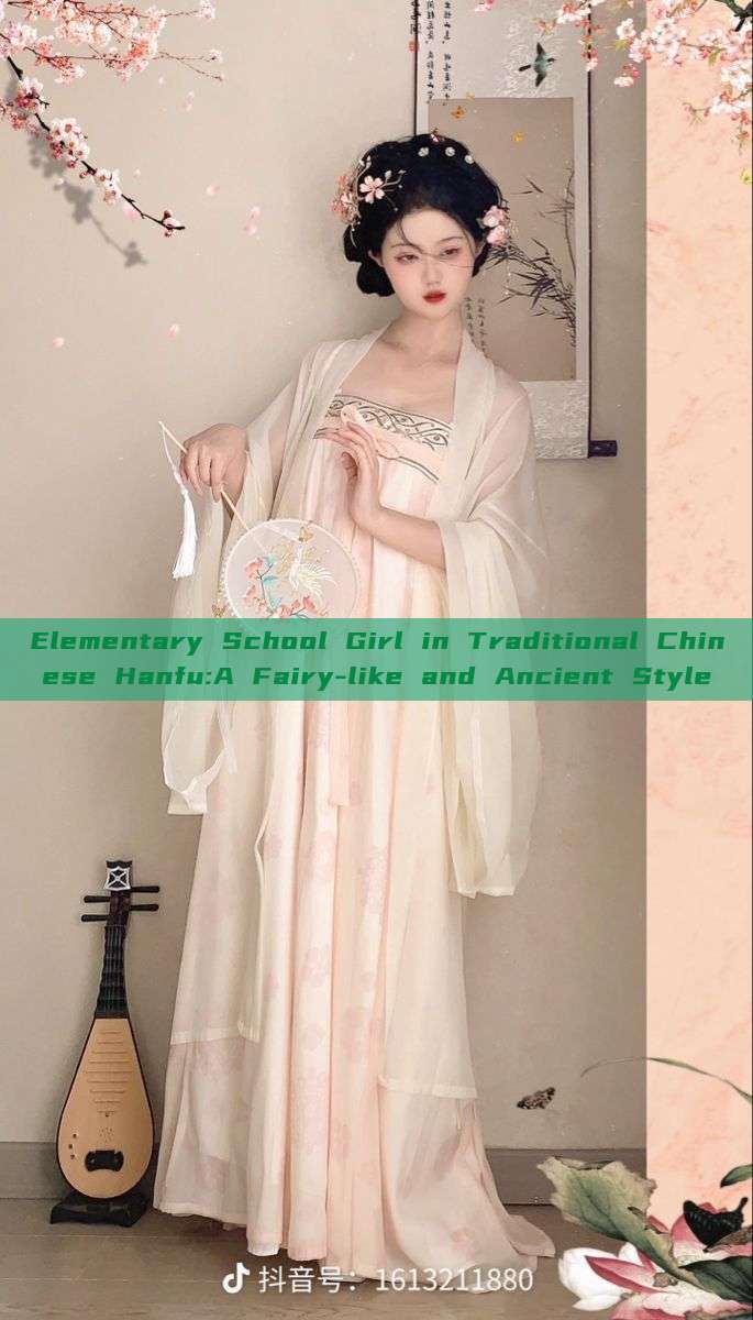 Elementary School Girl in Traditional Chinese Hanfu:A Fairy-like and Ancient Style