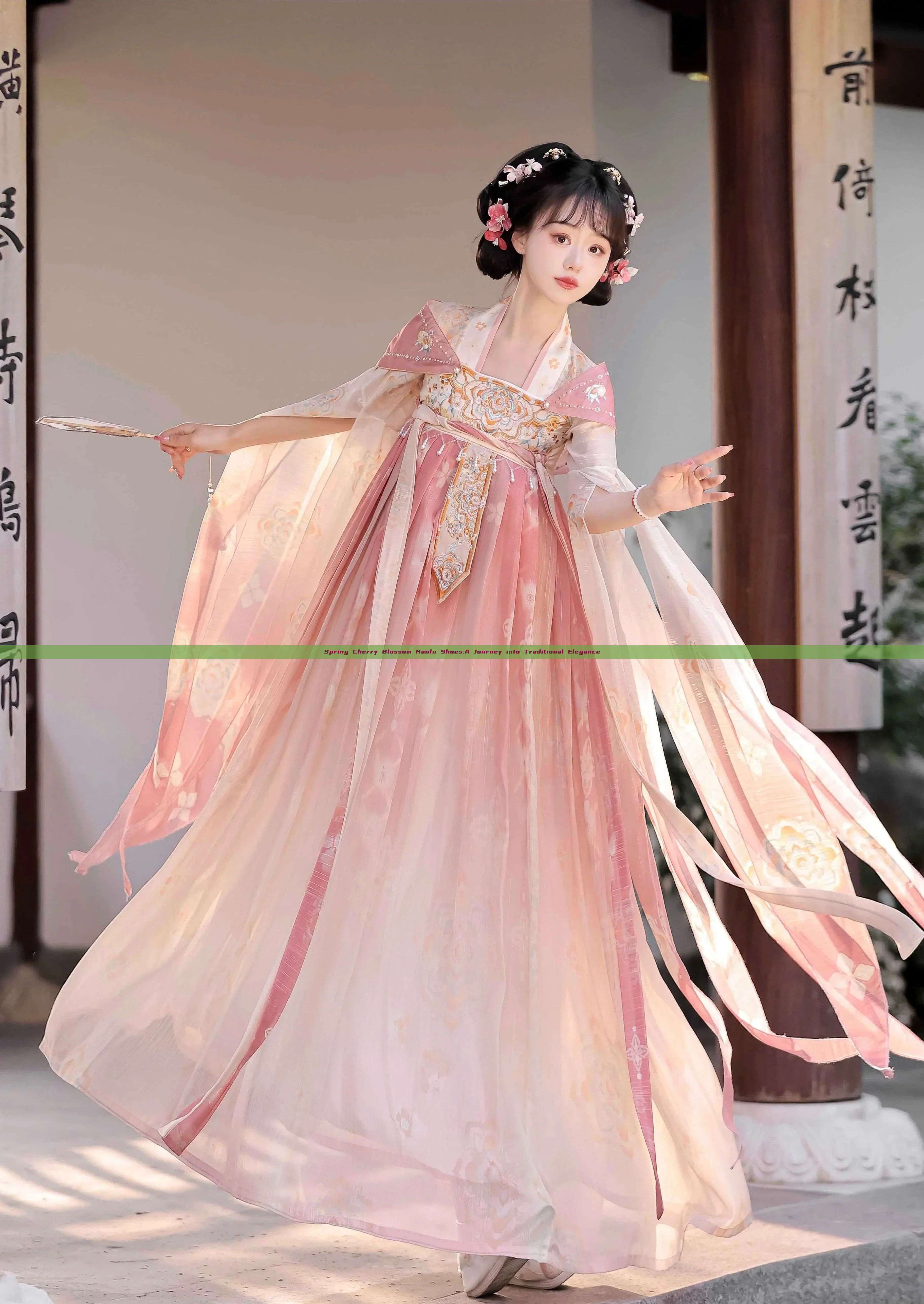 Spring Cherry Blossom Hanfu Shoes:A Journey into Traditional Elegance