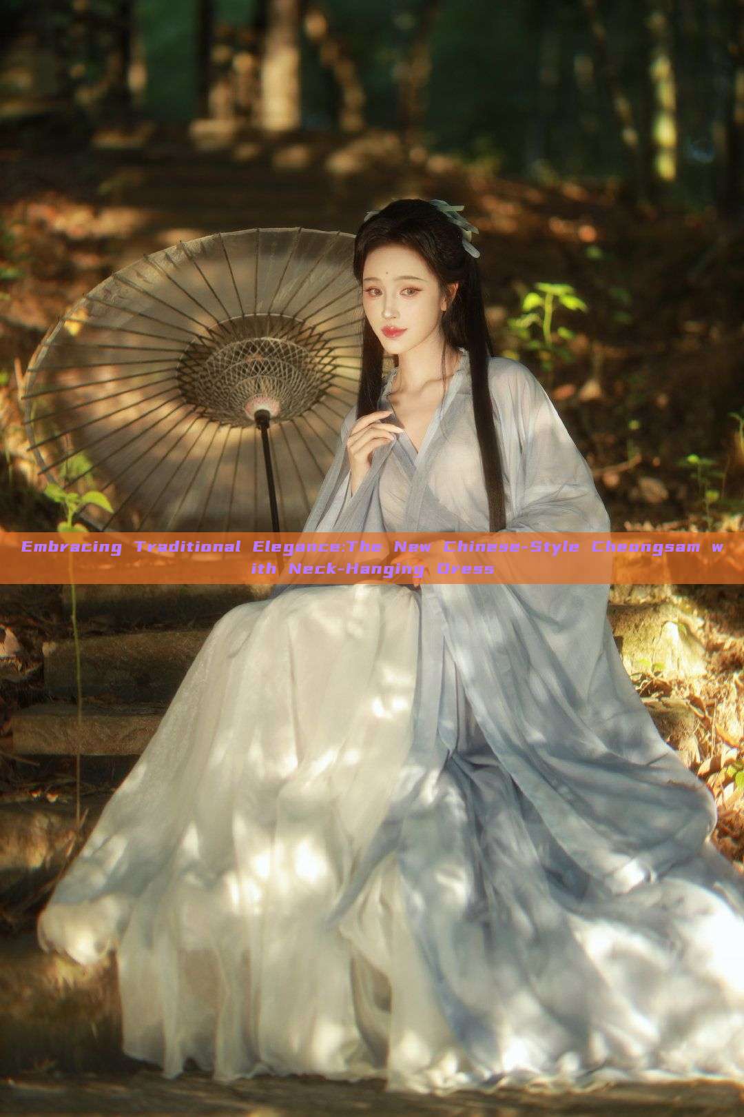 Embracing Traditional Elegance:The New Chinese-Style Cheongsam with Neck-Hanging Dress