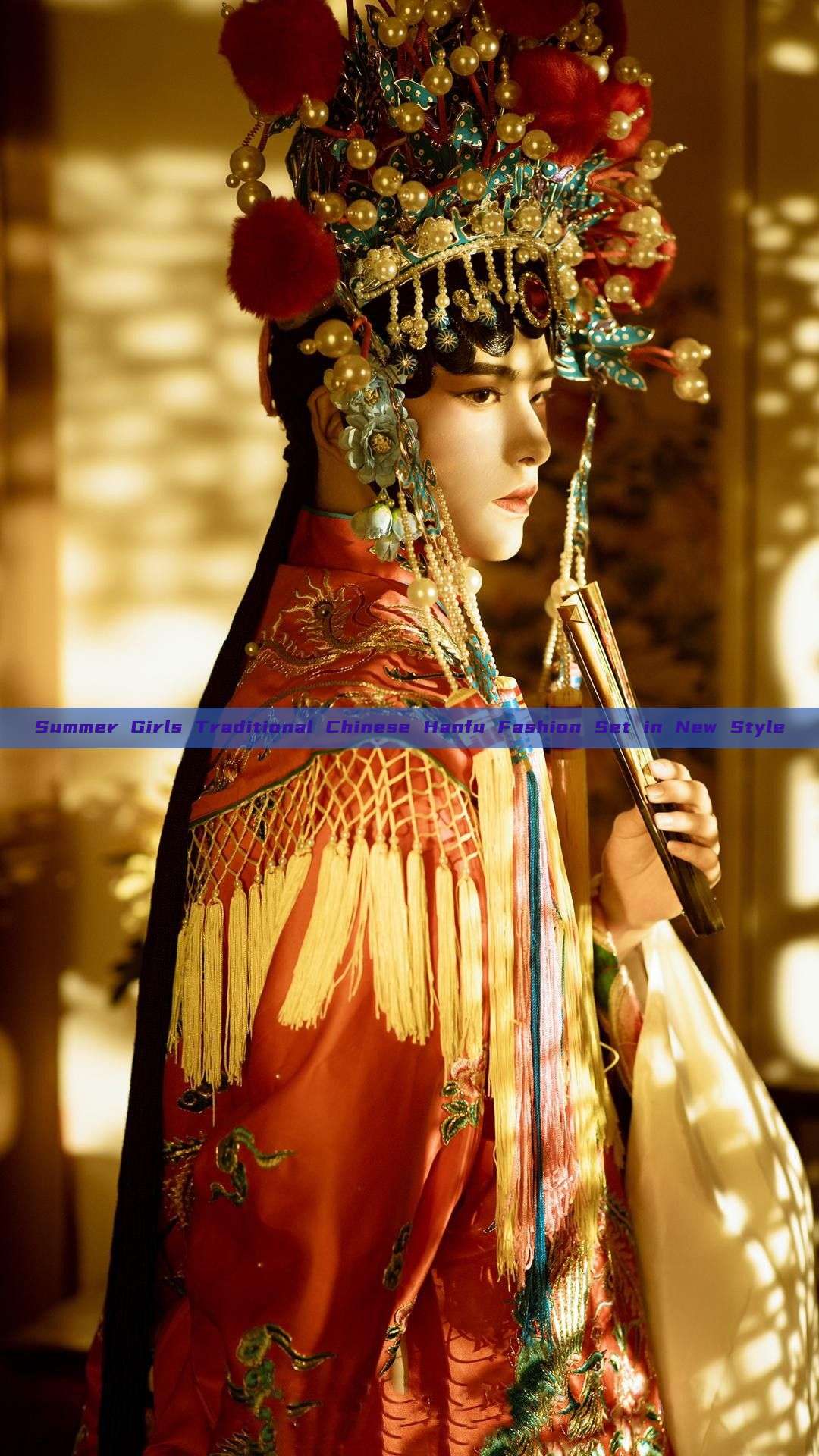 Summer Girls Traditional Chinese Hanfu Fashion Set in New Style