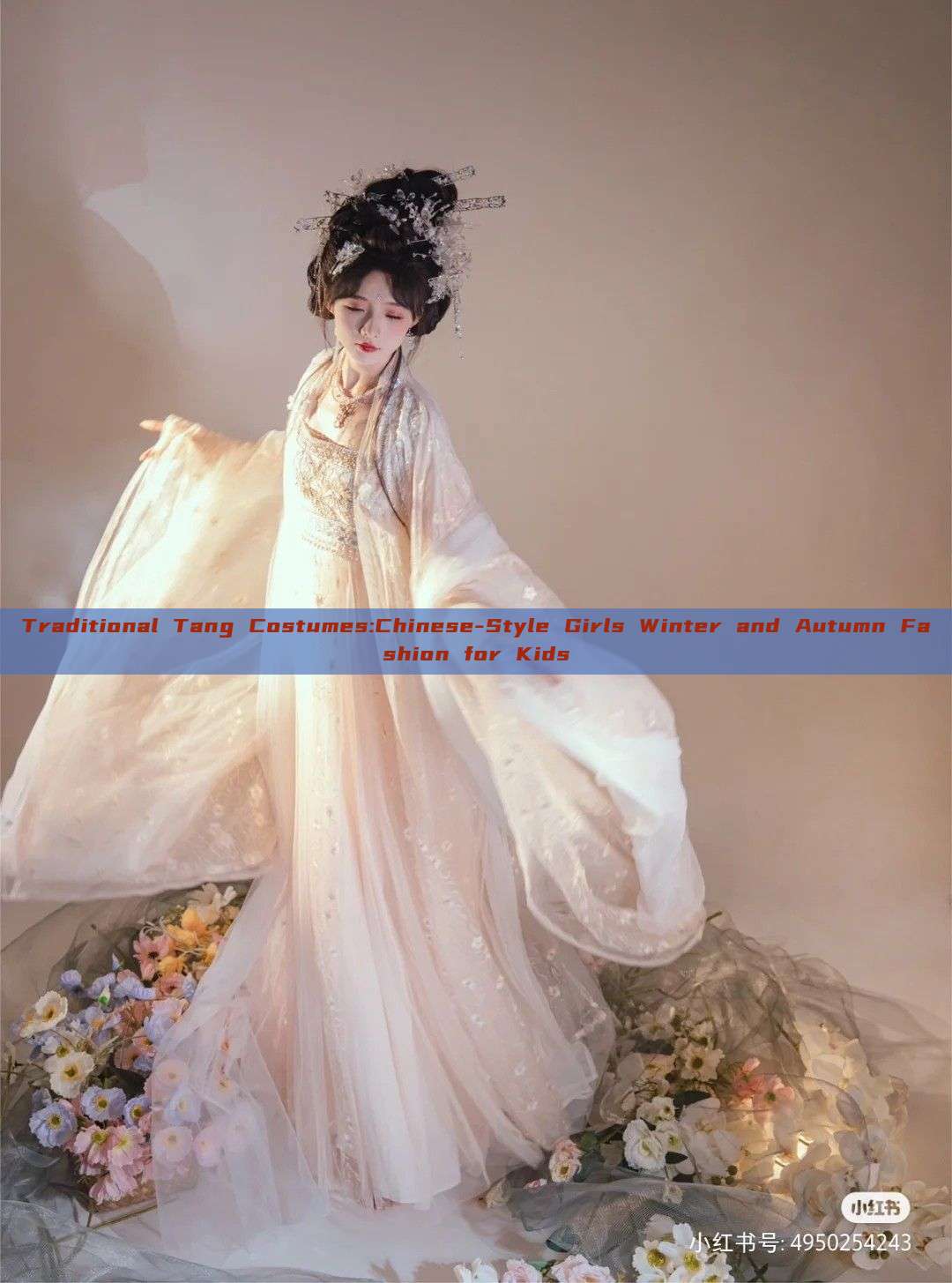 Traditional Tang Costumes:Chinese-Style Girls Winter and Autumn Fashion for Kids