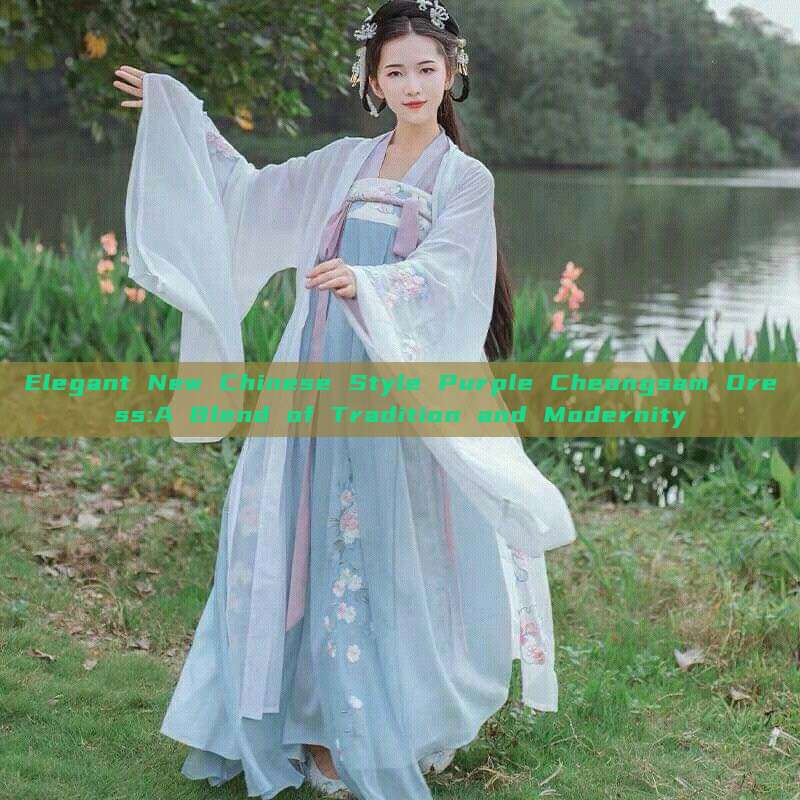 Elegant New Chinese Style Purple Cheongsam Dress:A Blend of Tradition and Modernity Elegant New Chinese Style Purple Cheongsam Dress:A Blend of Tradition and Modernity