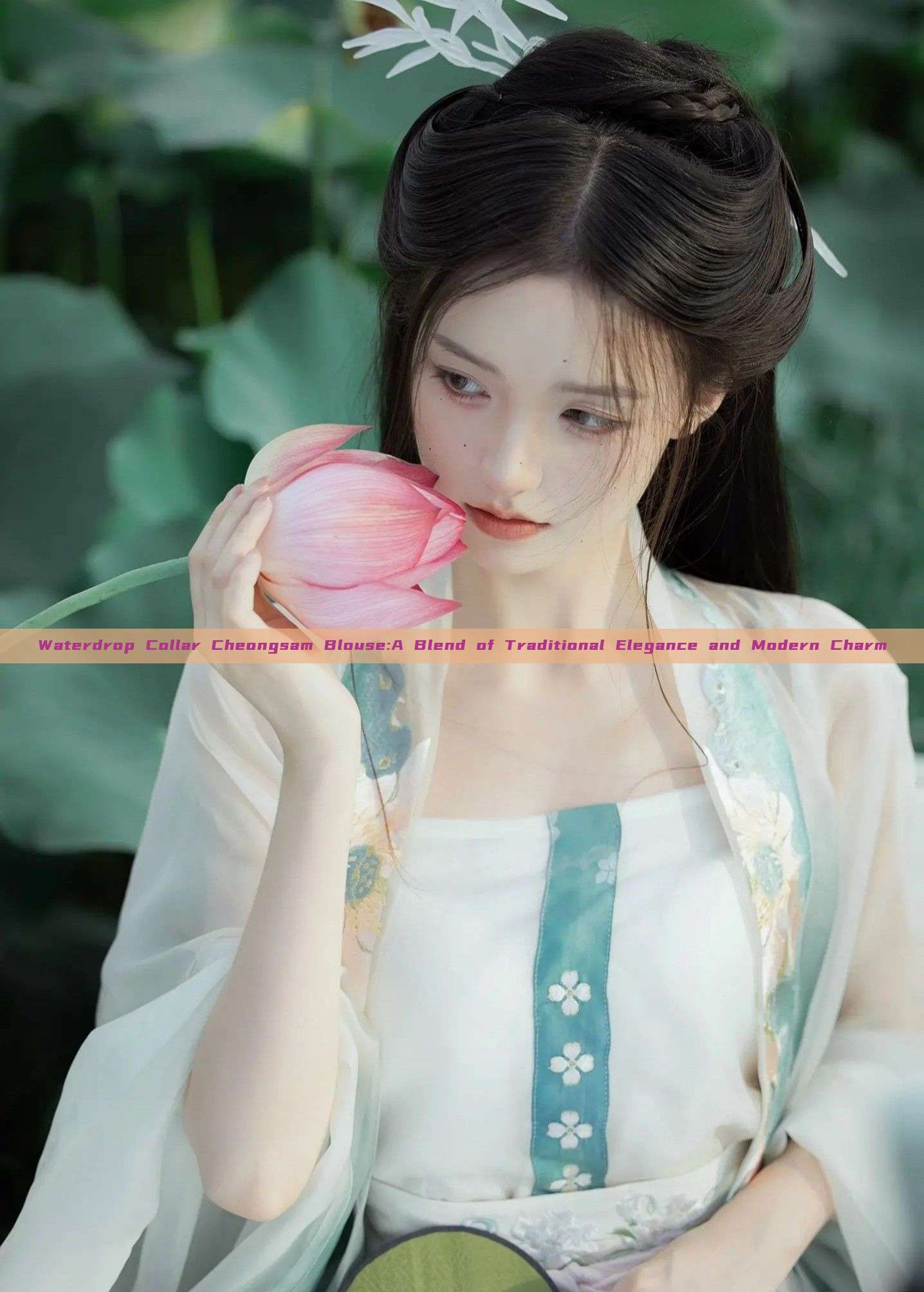 Waterdrop Collar Cheongsam Blouse:A Blend of Traditional Elegance and Modern Charm Waterdrop Collar Cheongsam Blouse:A Blend of Traditional Elegance and Modern Charm