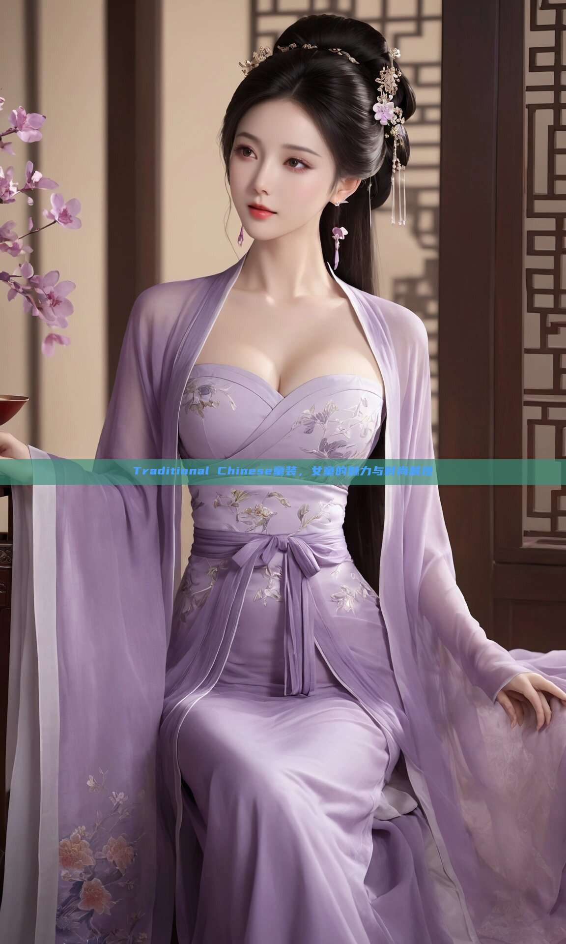 Traditional Chinese童装，女童的魅力与时尚展现
