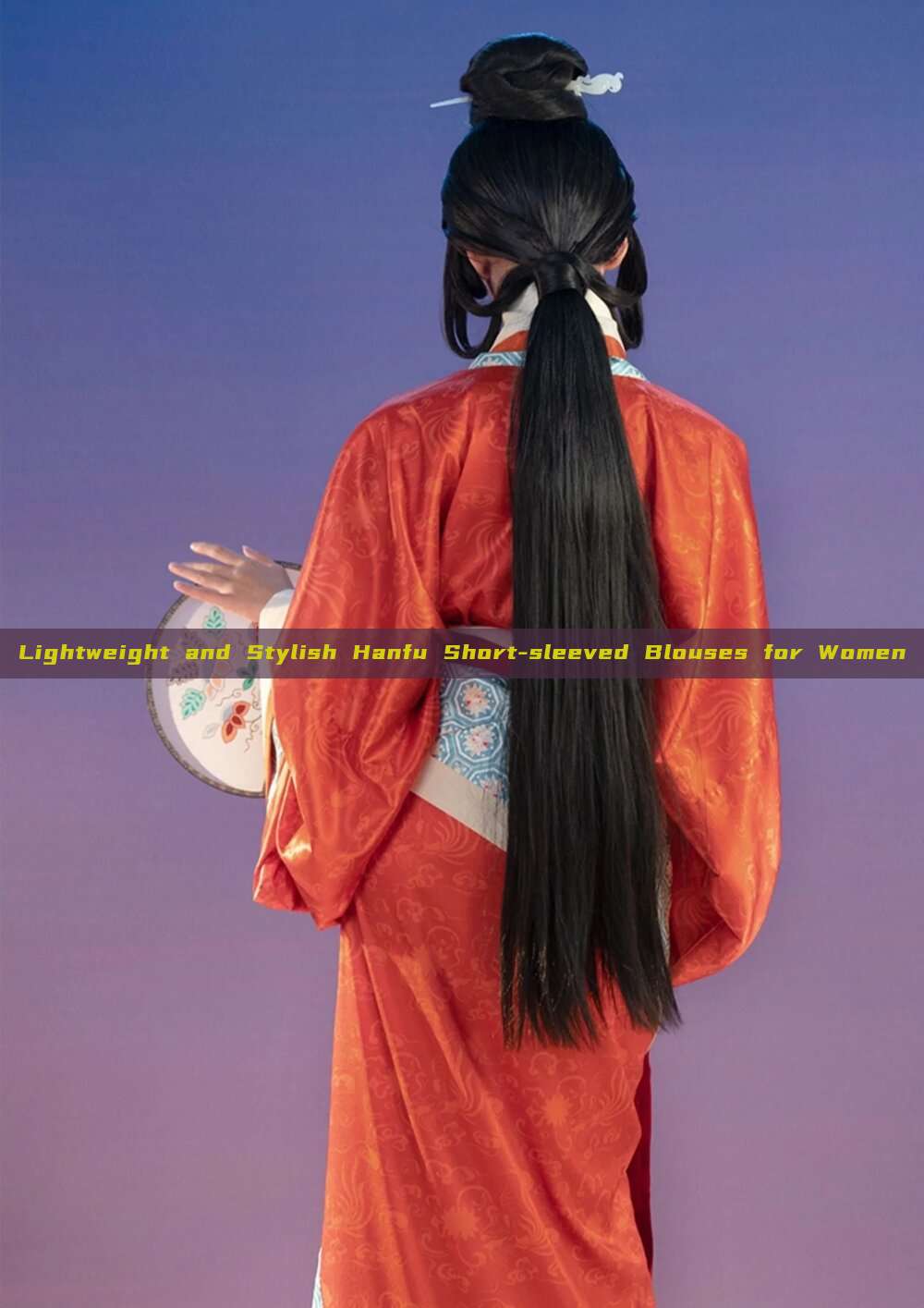 Lightweight and Stylish Hanfu Short-sleeved Blouses for Women Lightweight and Stylish Hanfu Short-sleeved Blouses for Women