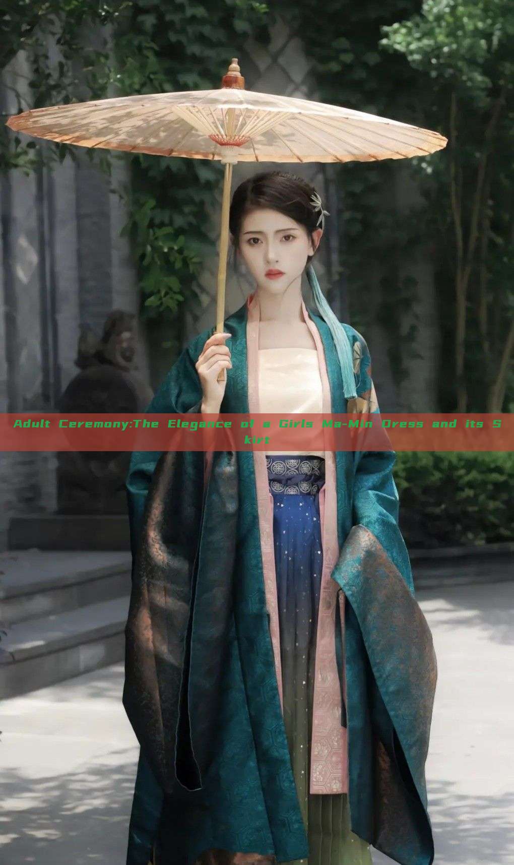 Adult Ceremony:The Elegance of a Girls Ma-Min Dress and its Skirt
