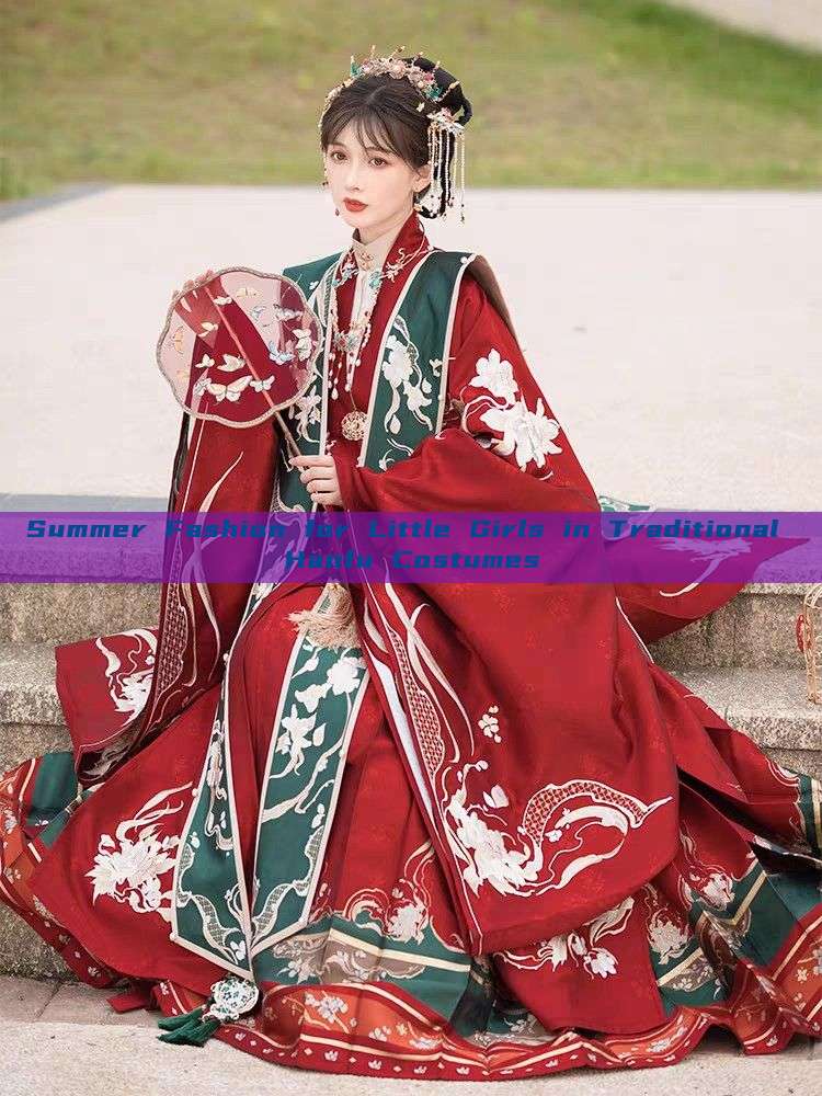 Summer Fashion for Little Girls in Traditional Hanfu Costumes Summer Fashion for Little Girls in Traditional Hanfu Costumes