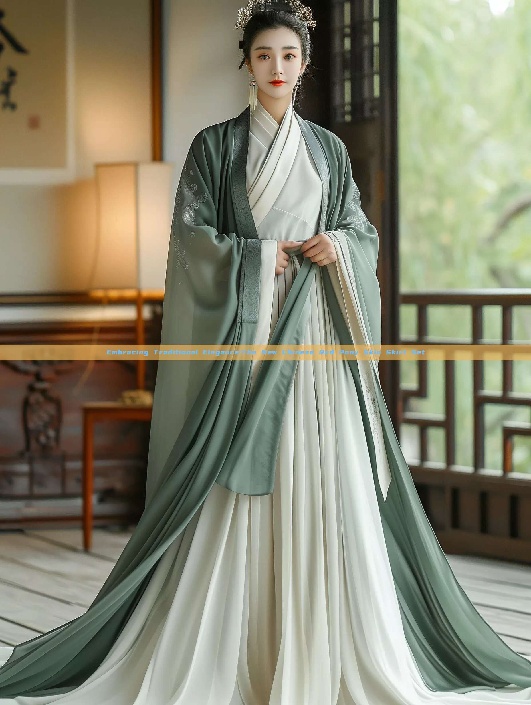 Embracing Traditional Elegance:The New Chinese Red Pony Skin Skirt Set Embracing Traditional Elegance:The New Chinese Red Pony Skin Skirt Set