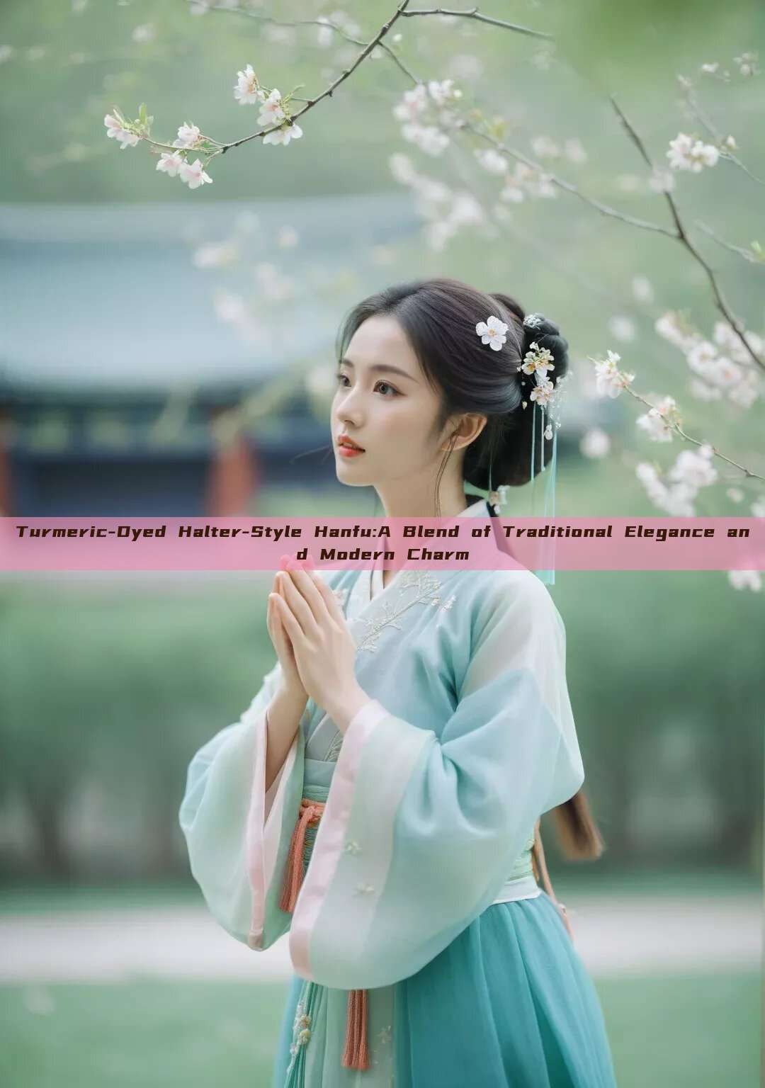 Turmeric-Dyed Halter-Style Hanfu:A Blend of Traditional Elegance and Modern Charm Turmeric-Dyed Halter-Style Hanfu:A Blend of Traditional Elegance and Modern Charm