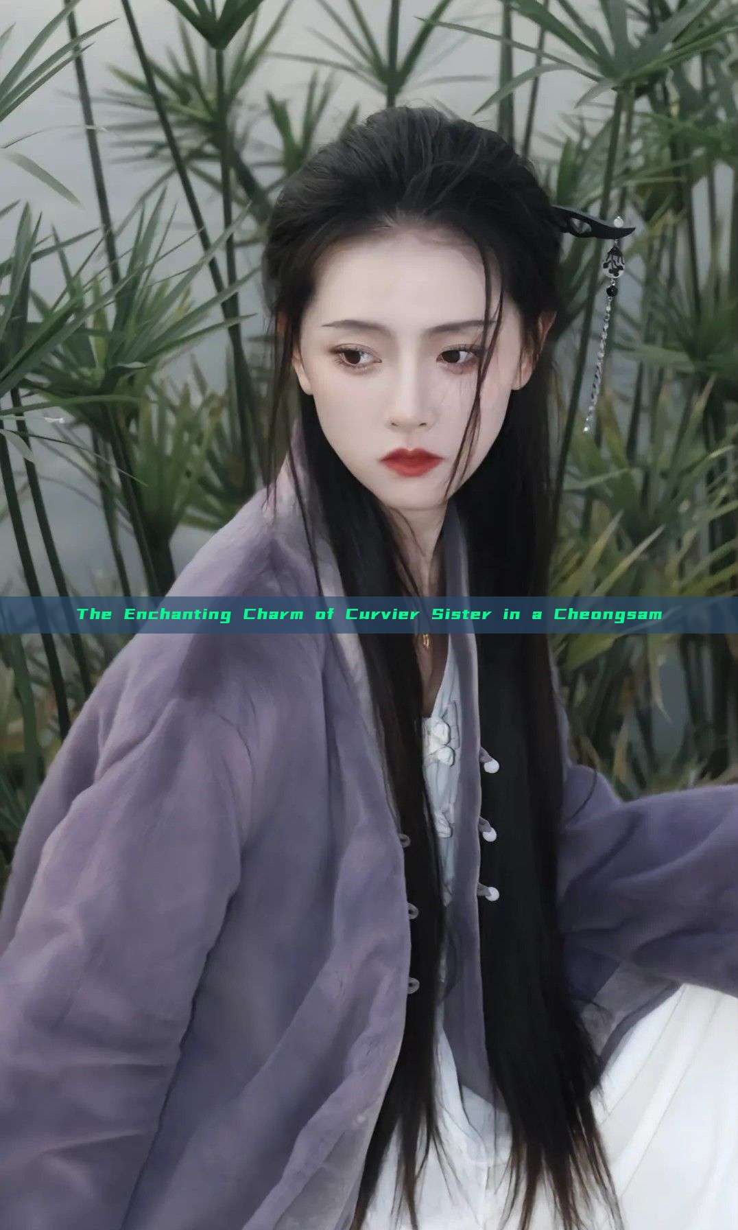 The Enchanting Charm of Curvier Sister in a Cheongsam The Enchanting Charm of Curvier Sister in a Cheongsam
