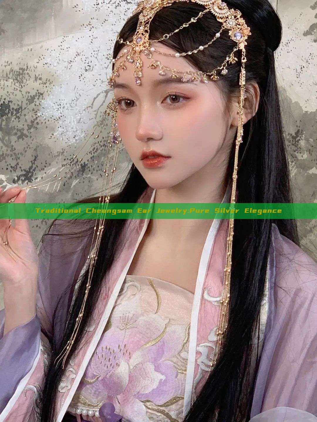 Traditional Cheongsam Ear Jewelry:Pure Silver Elegance Traditional Cheongsam Ear Jewelry:Pure Silver Elegance