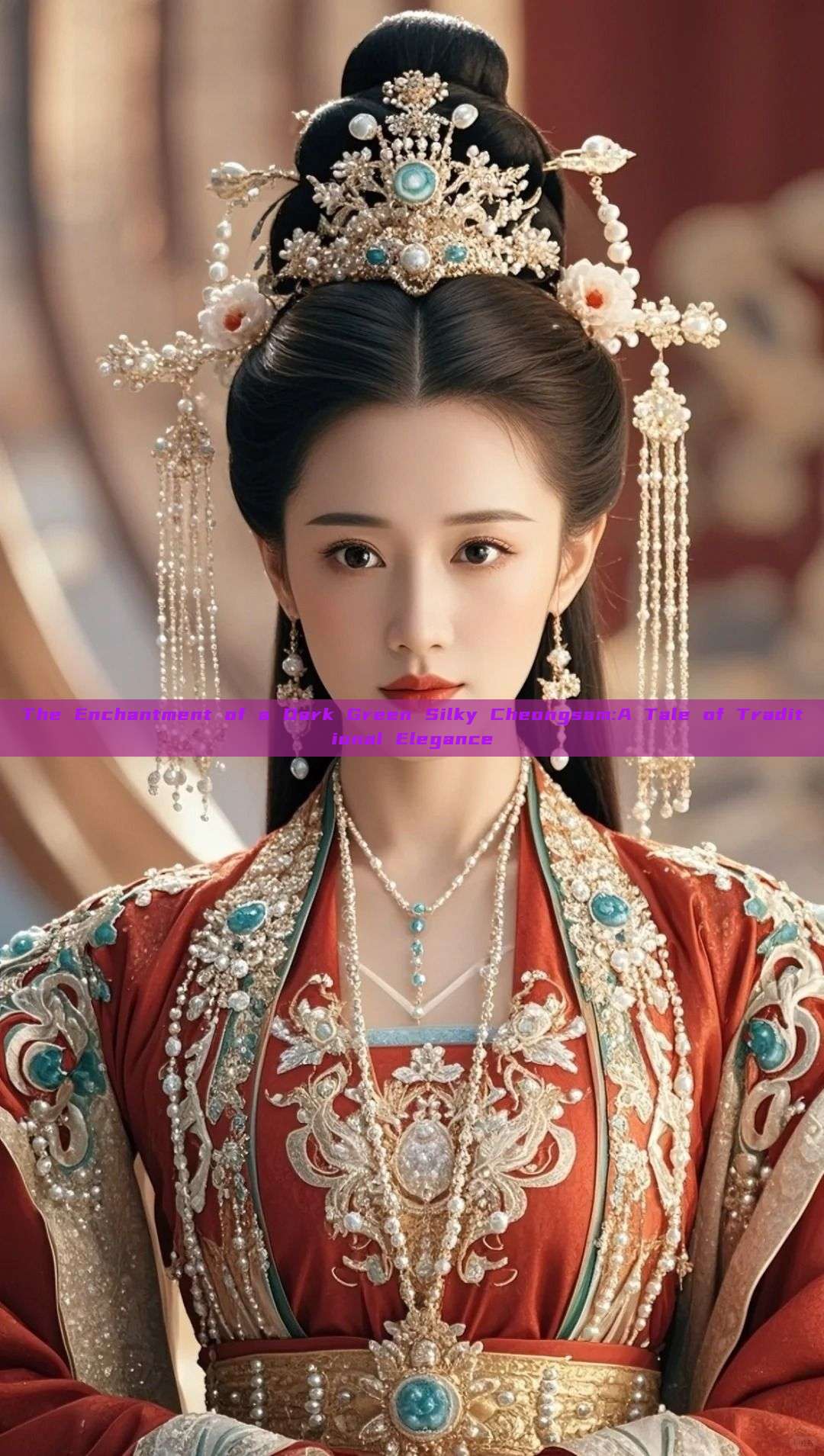 The Enchantment of a Dark Green Silky Cheongsam:A Tale of Traditional Elegance The Enchantment of a Dark Green Silky Cheongsam:A Tale of Traditional Elegance