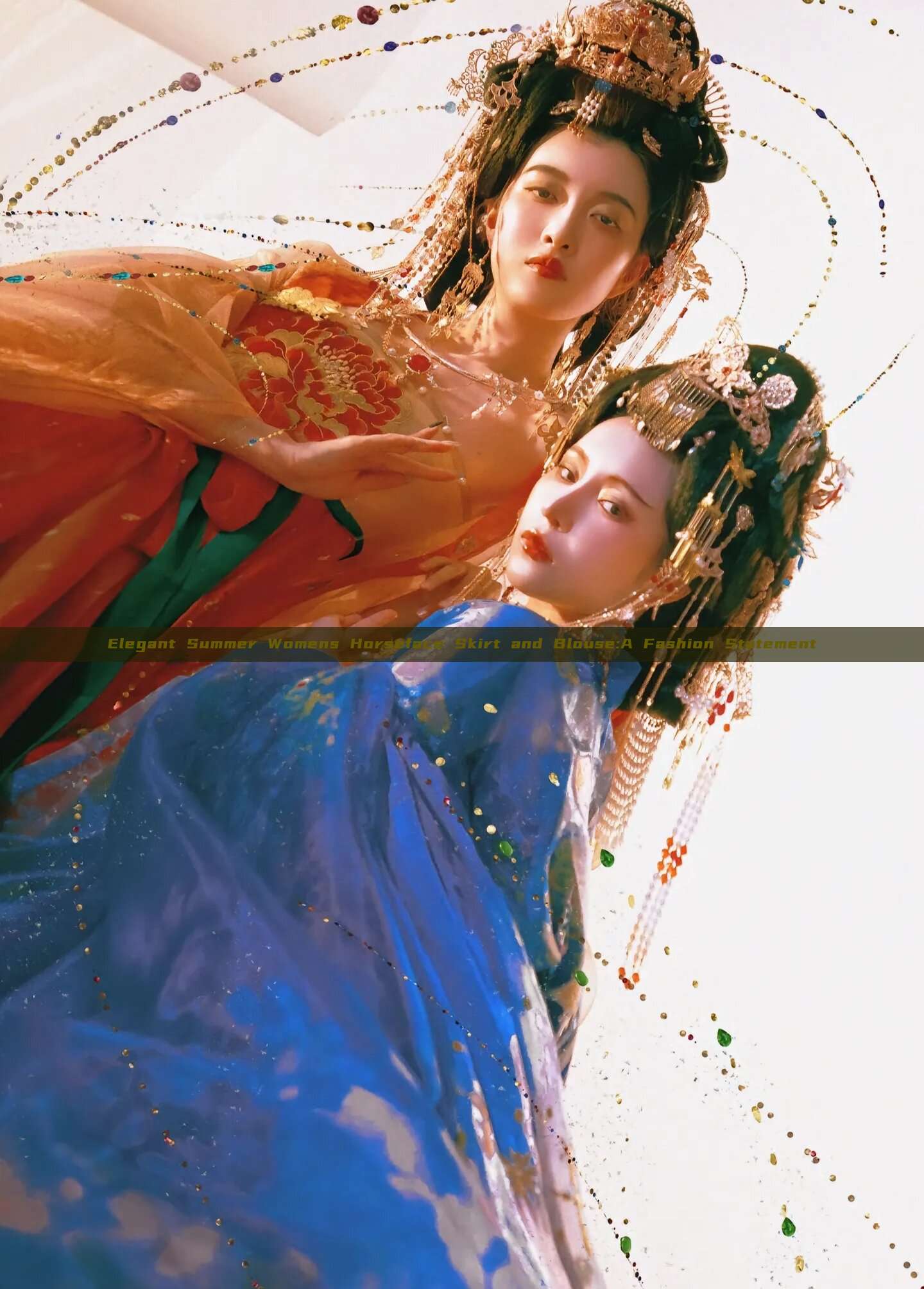 Elegant Summer Womens Horseface Skirt and Blouse:A Fashion Statement Elegant Summer Womens Horseface Skirt and Blouse:A Fashion Statement