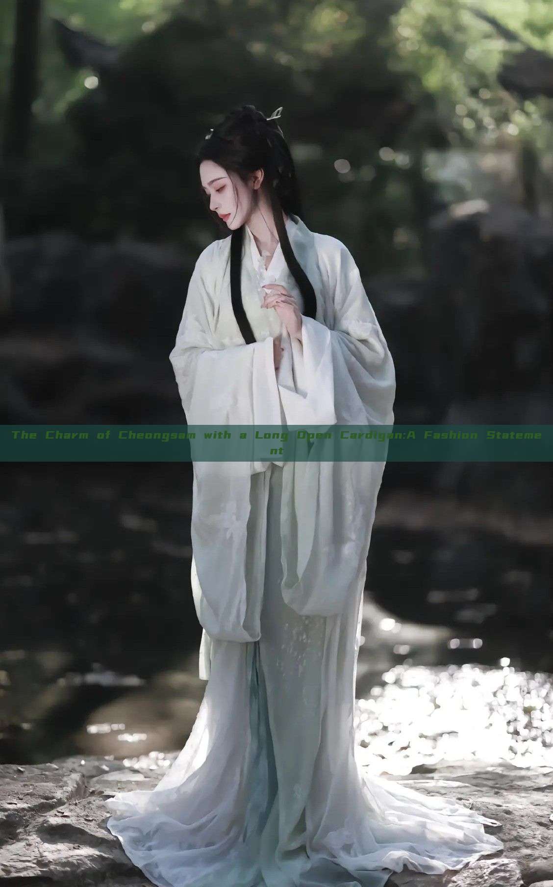 The Charm of Cheongsam with a Long Open Cardigan:A Fashion Statement The Charm of Cheongsam with a Long Open Cardigan:A Fashion Statement