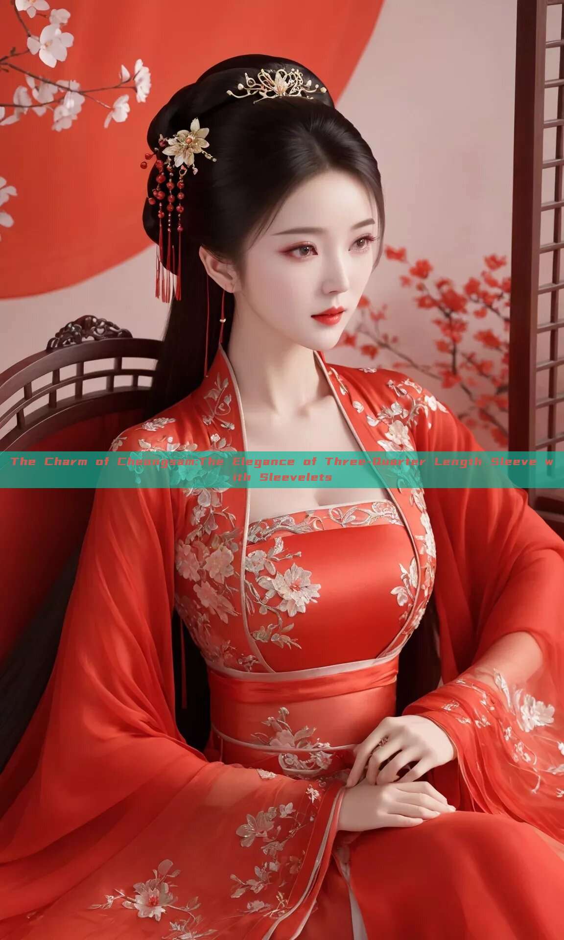 The Charm of Cheongsam:The Elegance of Three-Quarter Length Sleeve with Sleevelets