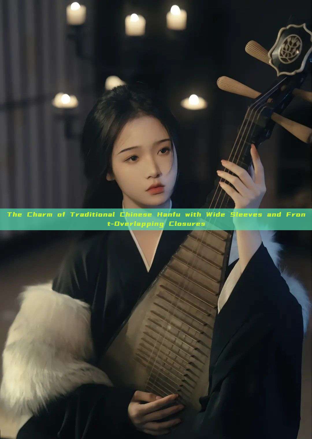 The Charm of Traditional Chinese Hanfu with Wide Sleeves and Front-Overlapping Closures