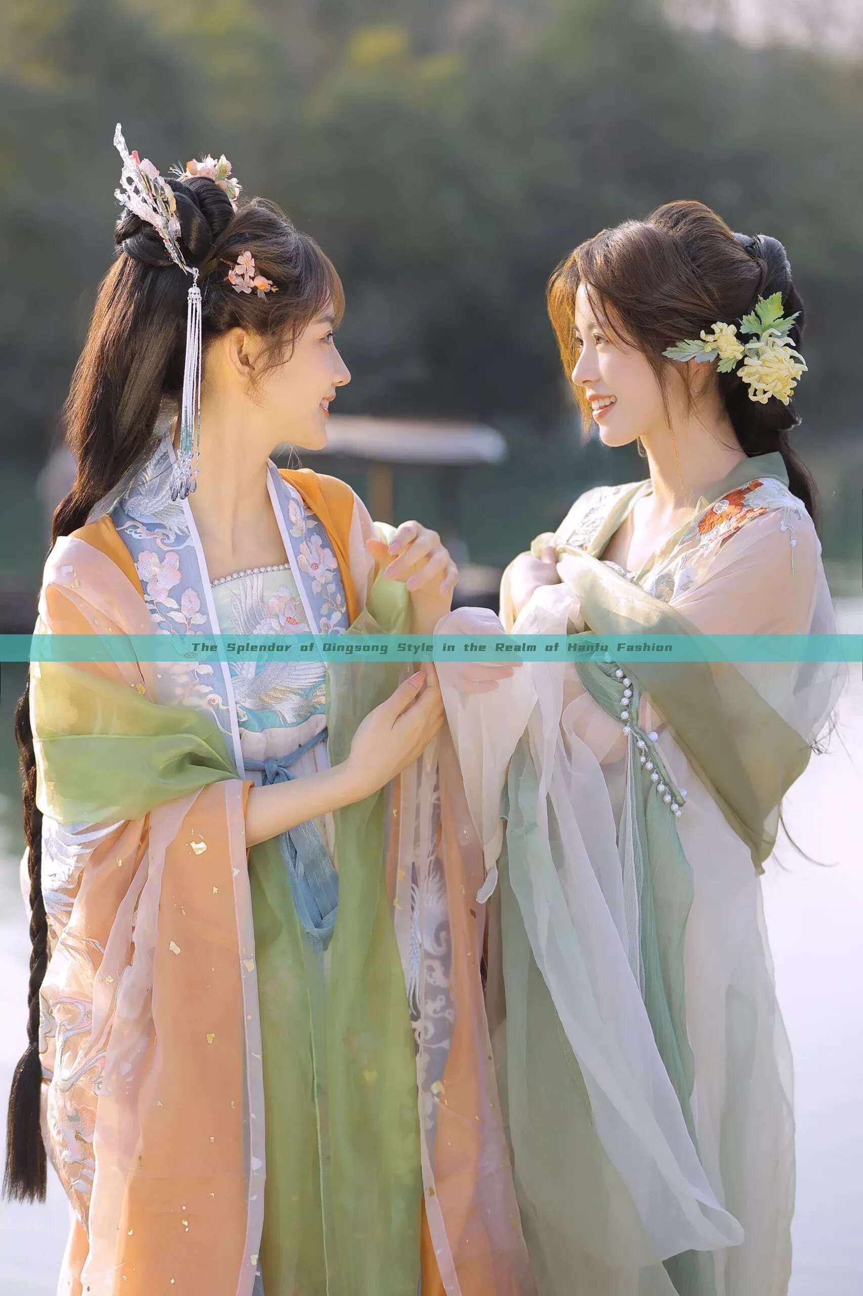 The Splendor of Qingsong Style in the Realm of Hanfu Fashion