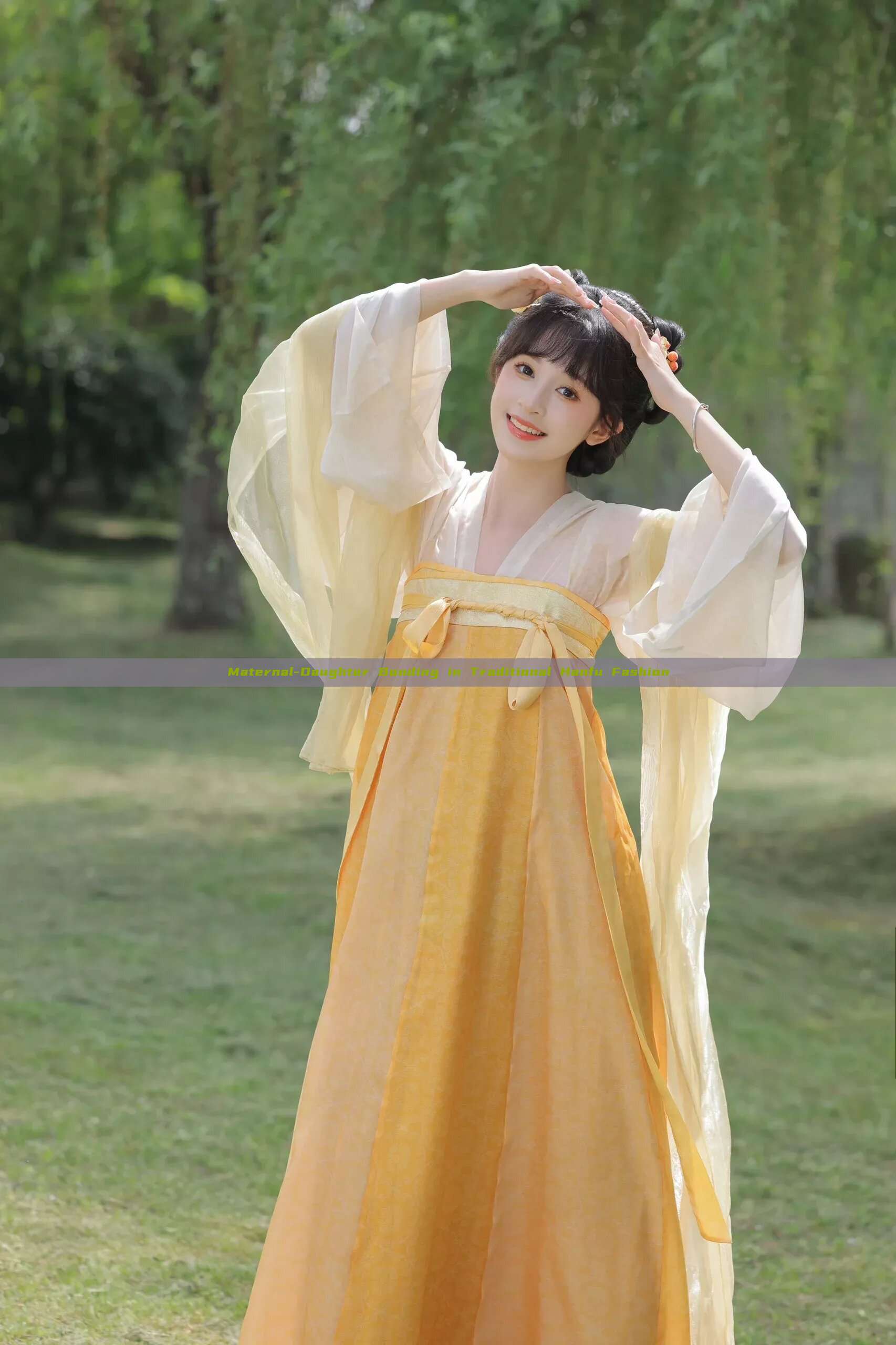 Maternal-Daughter Bonding in Traditional Hanfu Fashion