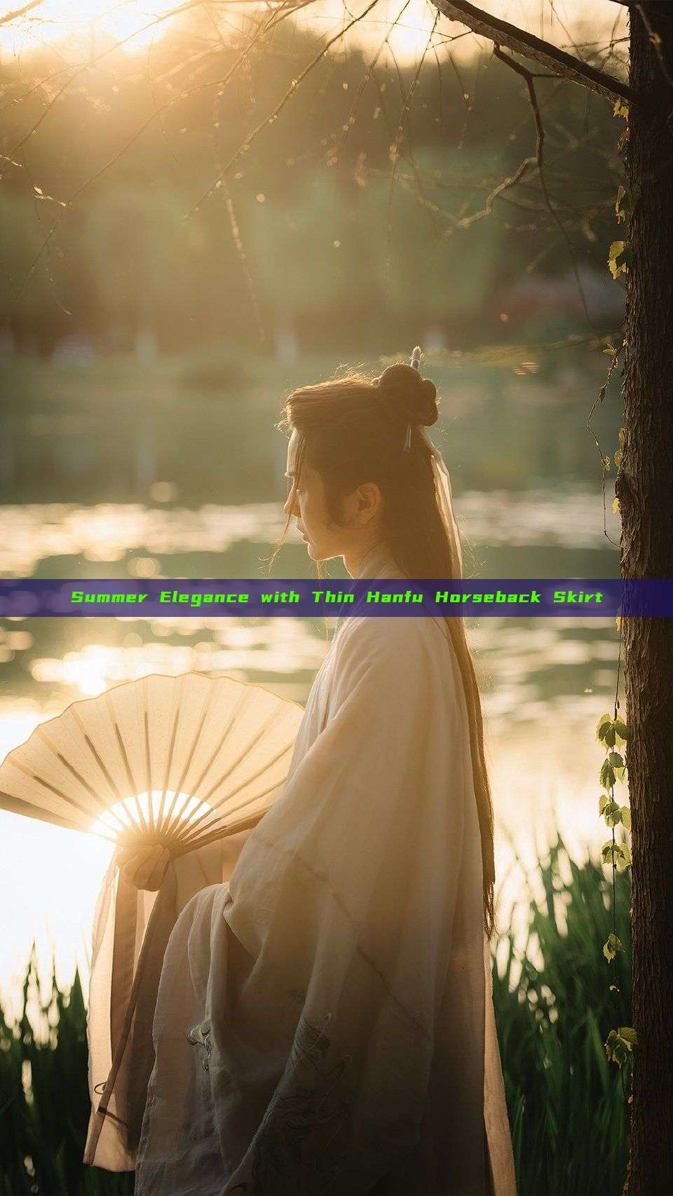 Summer Elegance with Thin Hanfu Horseback Skirt Summer Elegance with Thin Hanfu Horseback Skirt