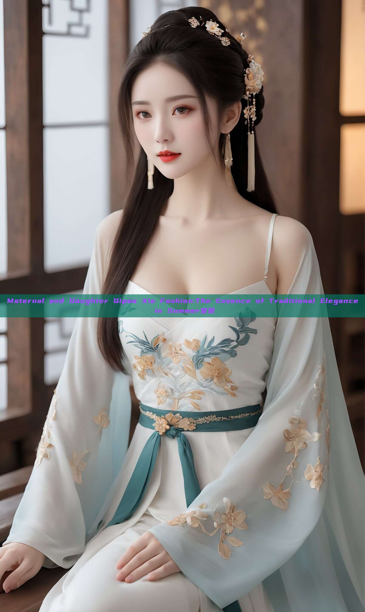 Maternal and Daughter Qipao Xia Fashion:The Essence of Traditional Elegance in Summer女装 Maternal and Daughter Qipao Xia Fashion:The Essence of Traditional Elegance in Summer女装