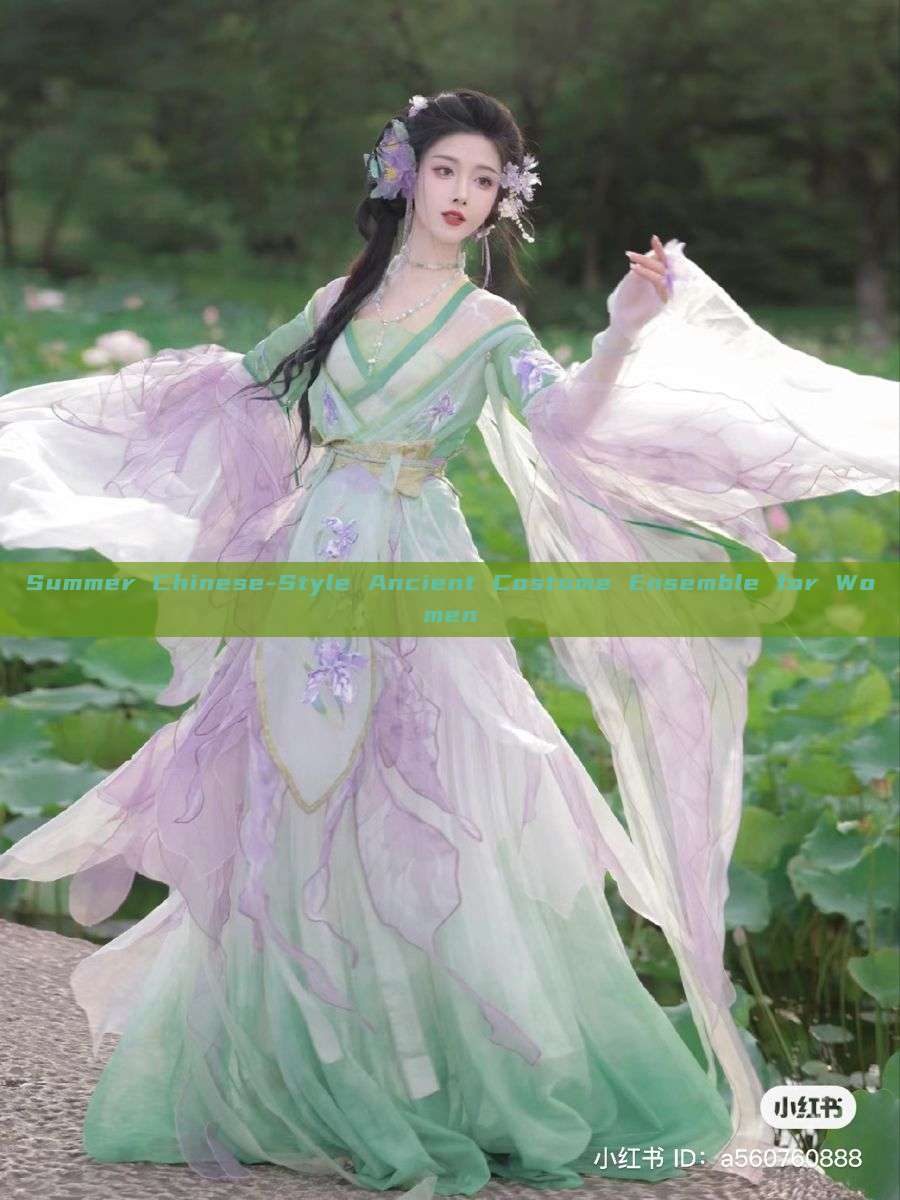 Summer Chinese-Style Ancient Costume Ensemble for Women Summer Chinese-Style Ancient Costume Ensemble for Women